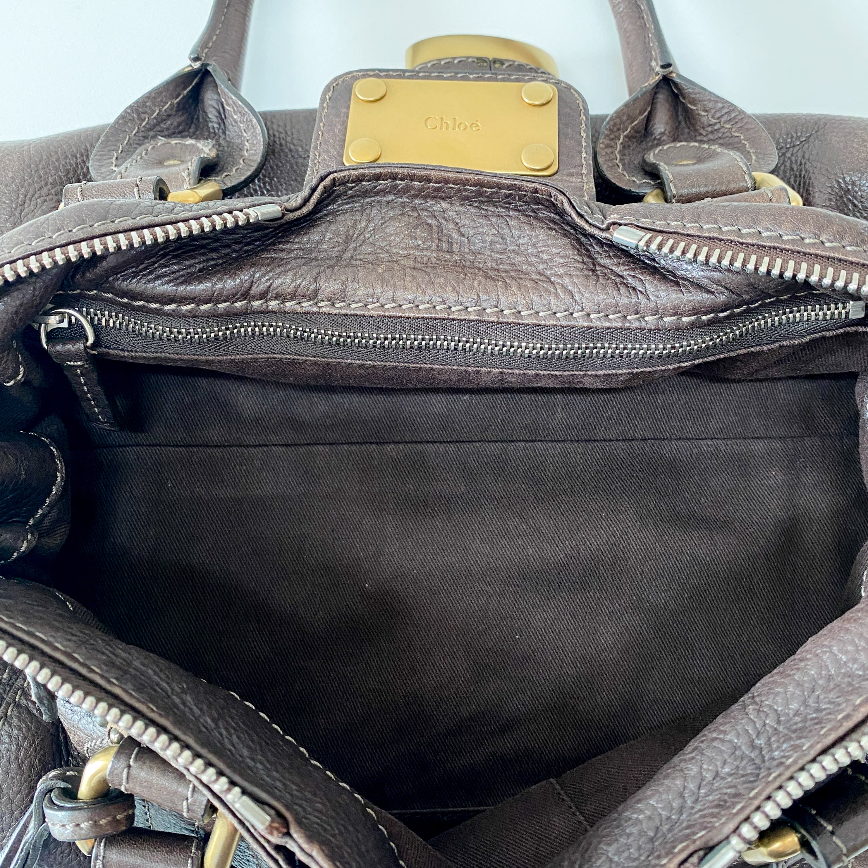 Paddington Brown Leather Shoulder Bag