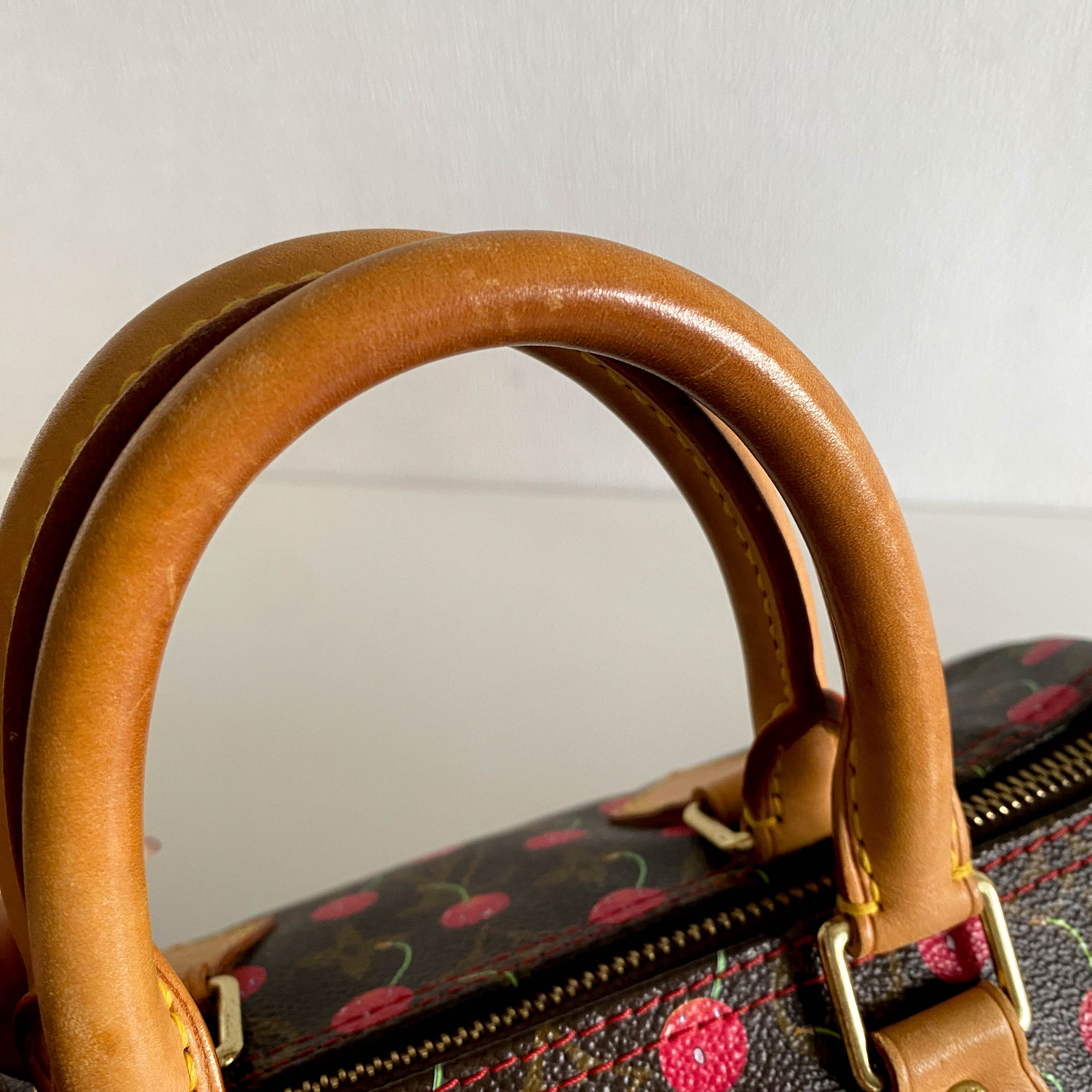 Louis Vuitton x Takashi Murakami Monogram Cherry Speedy 25