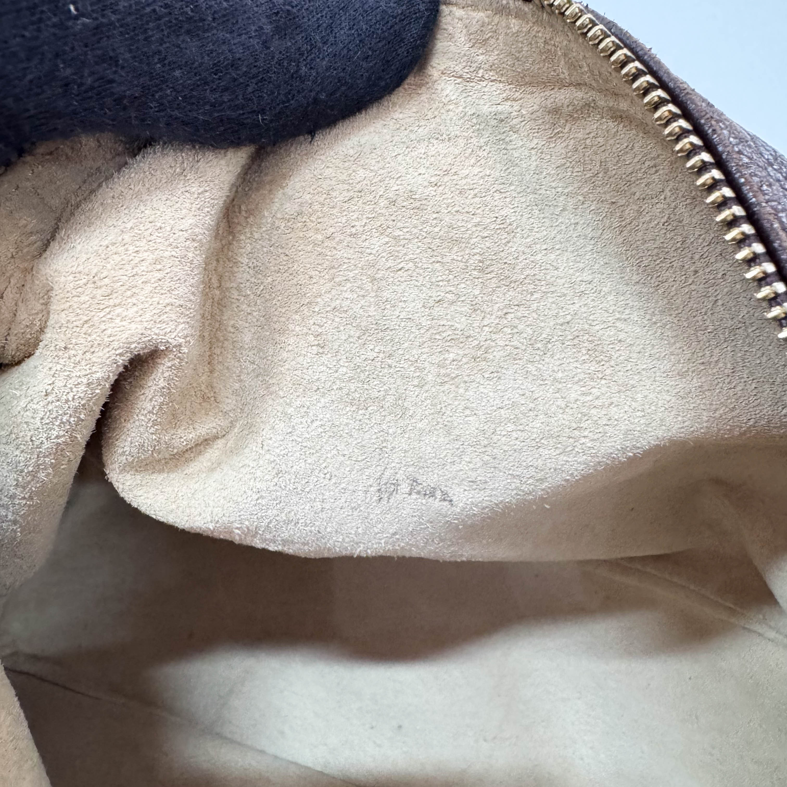 Intrecciato Brown Mini Leather Shoulder Bag