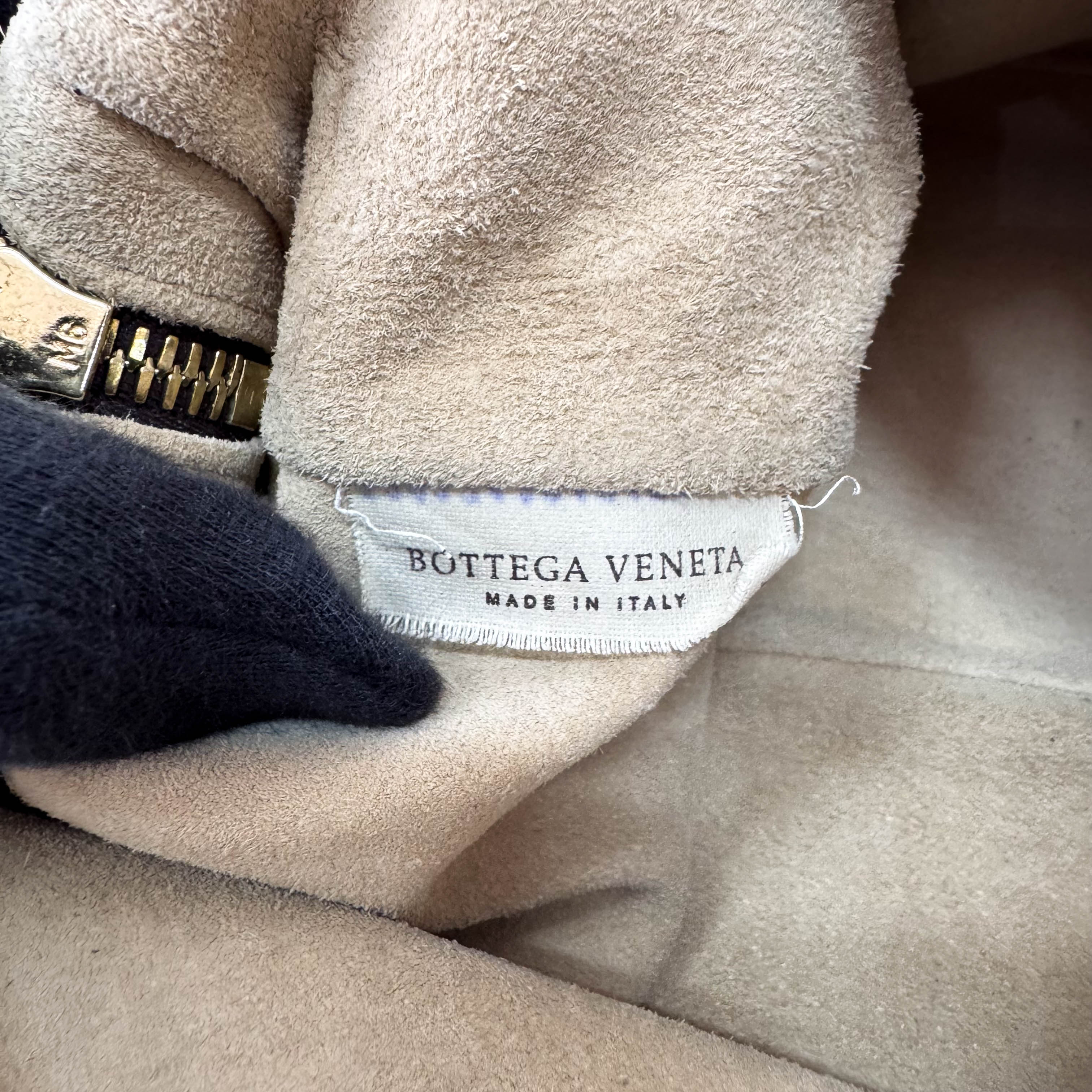 Intrecciato Brown Mini Leather Shoulder Bag