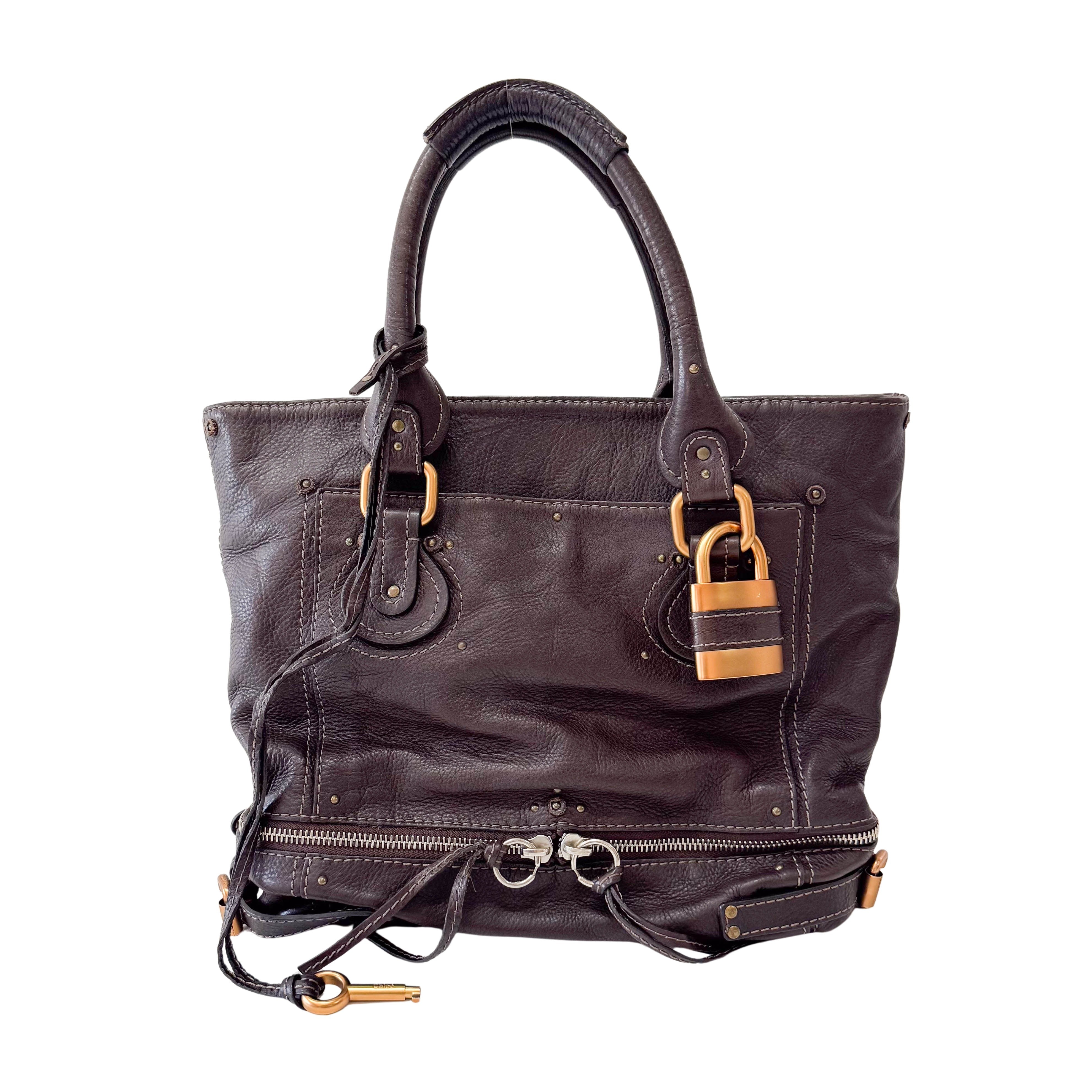 Paddington Brown Leather Tote Bag