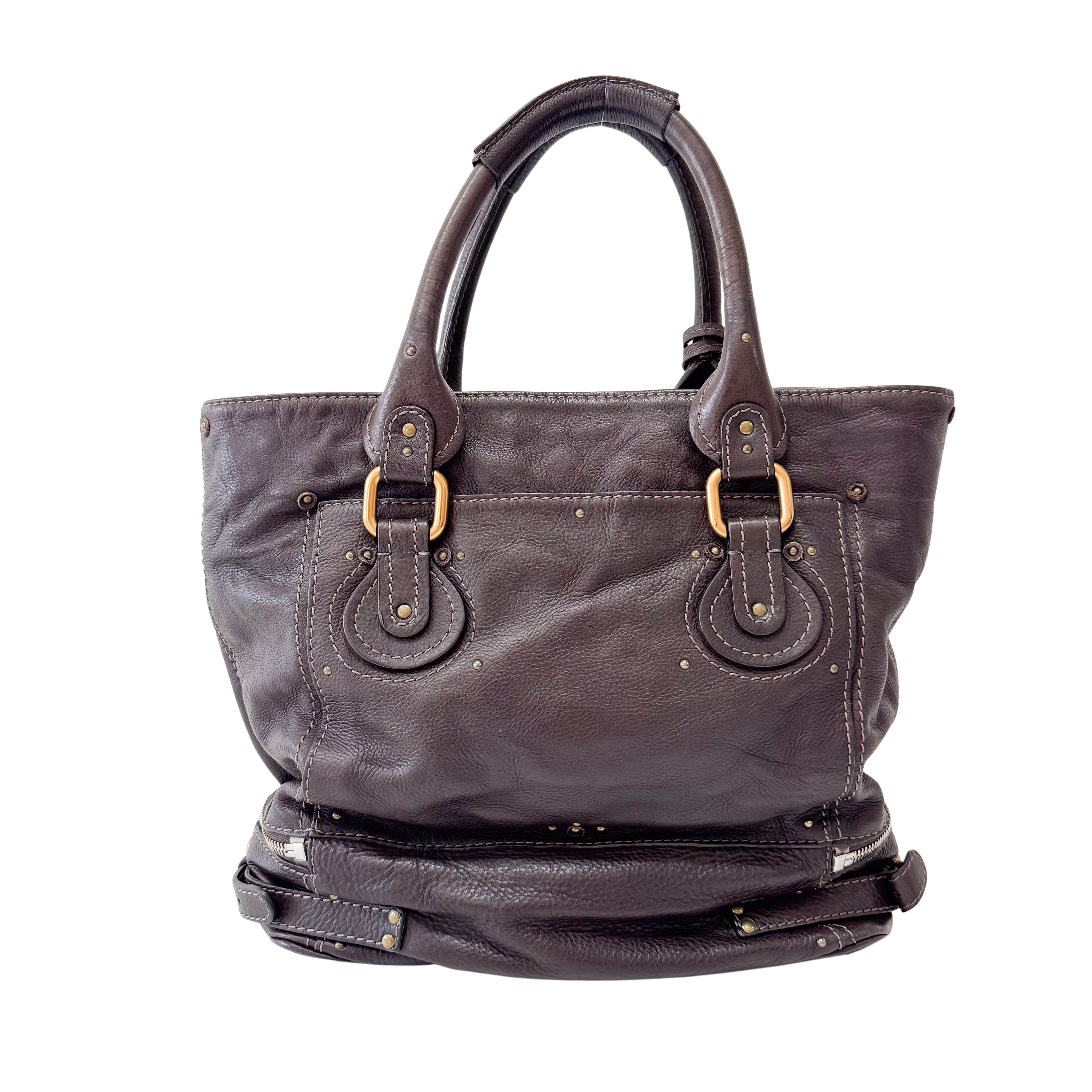 Paddington Brown Leather Tote Bag