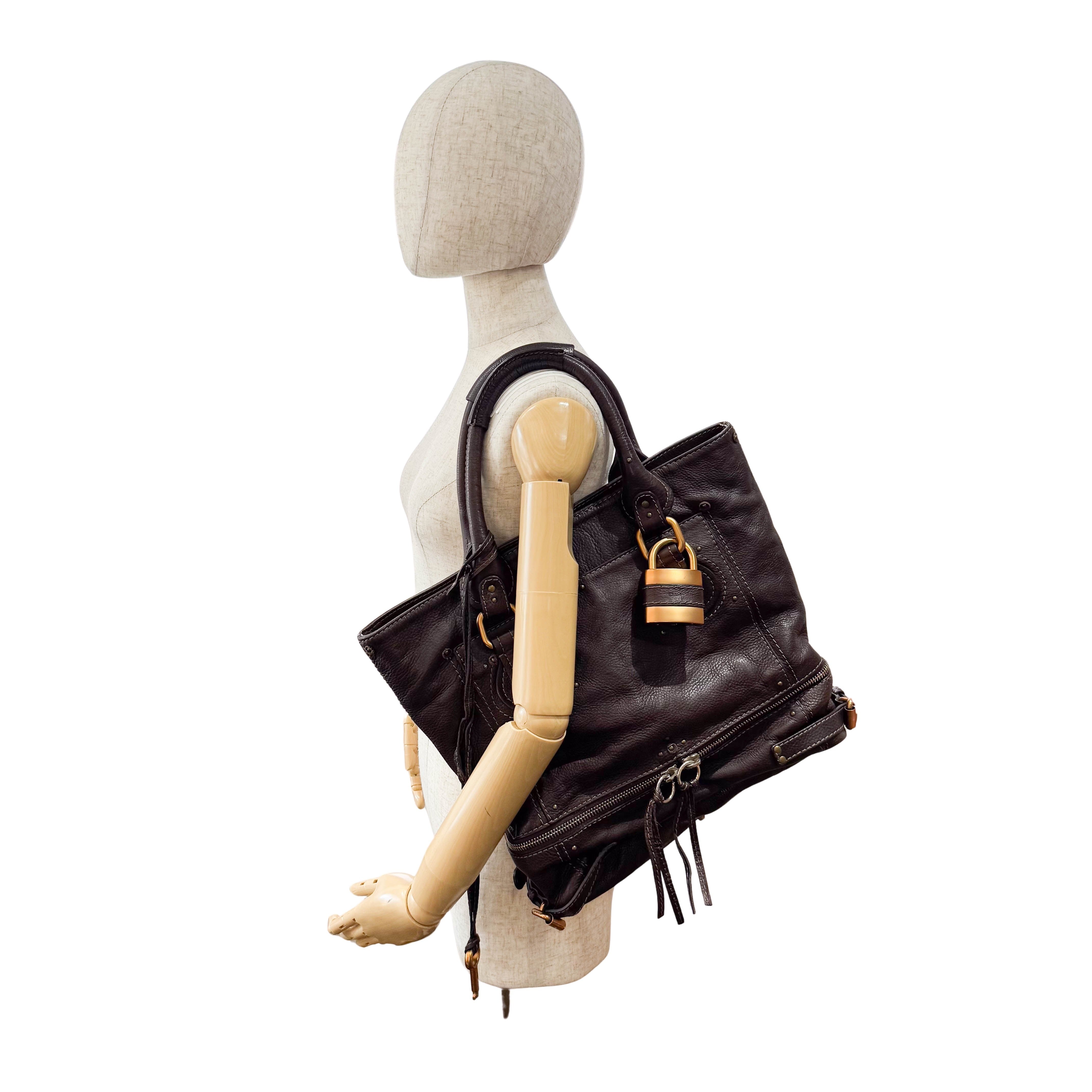 Paddington Brown Leather Tote Bag