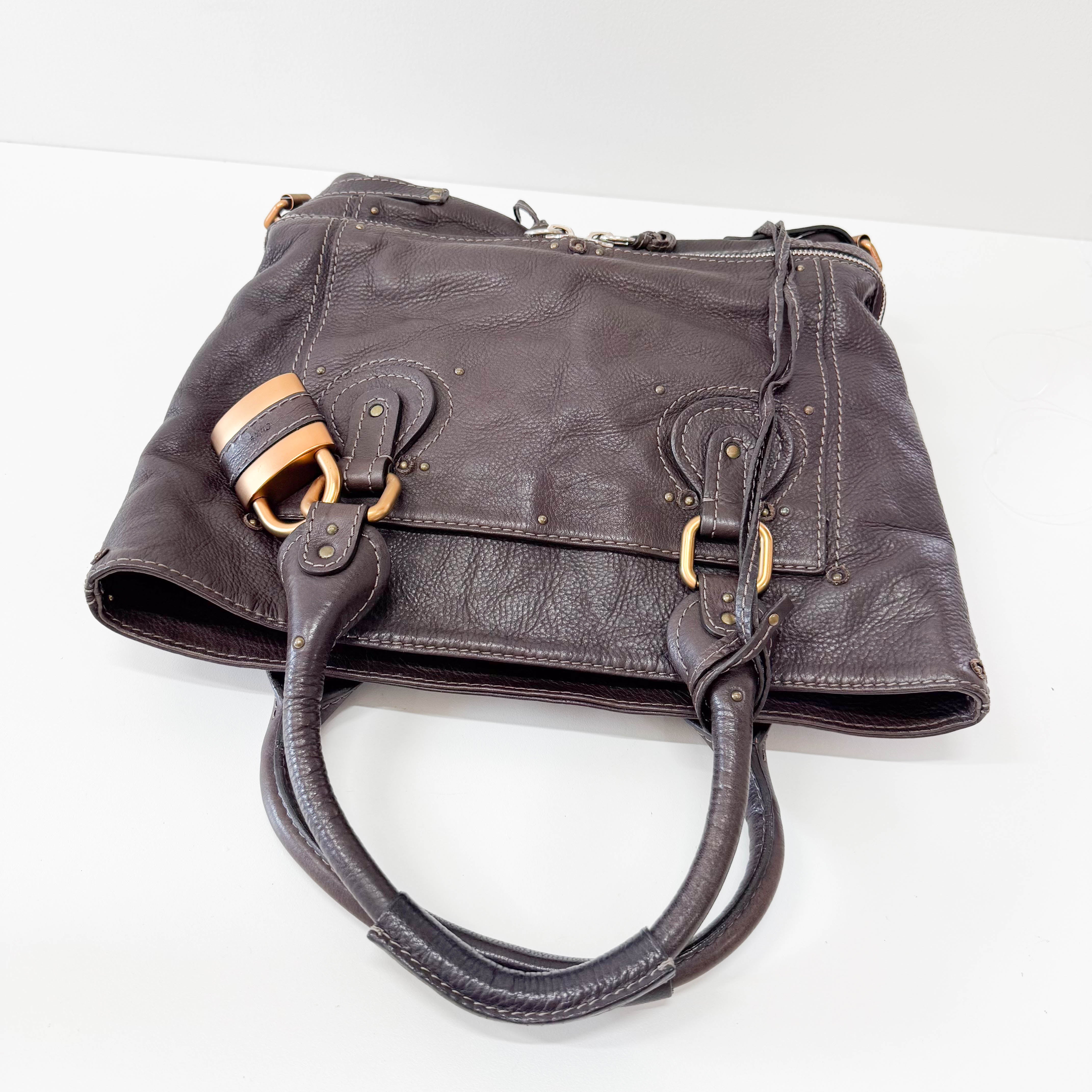 Paddington Brown Leather Tote Bag