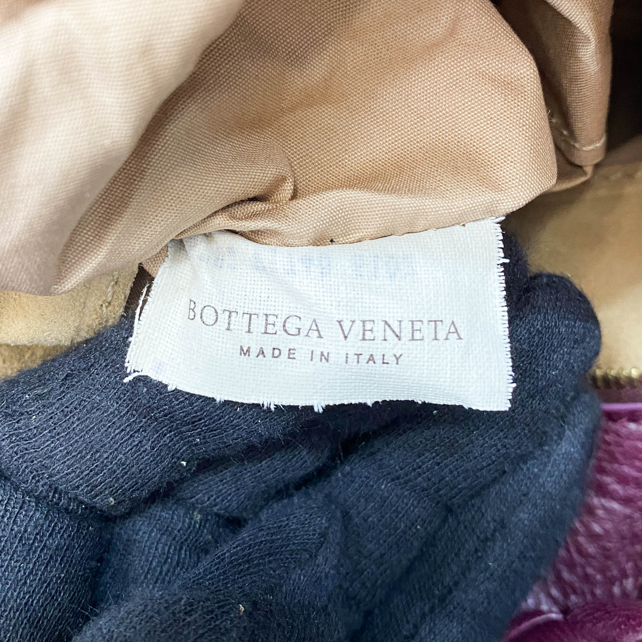 Braided Handle Burgundy Leather Bag