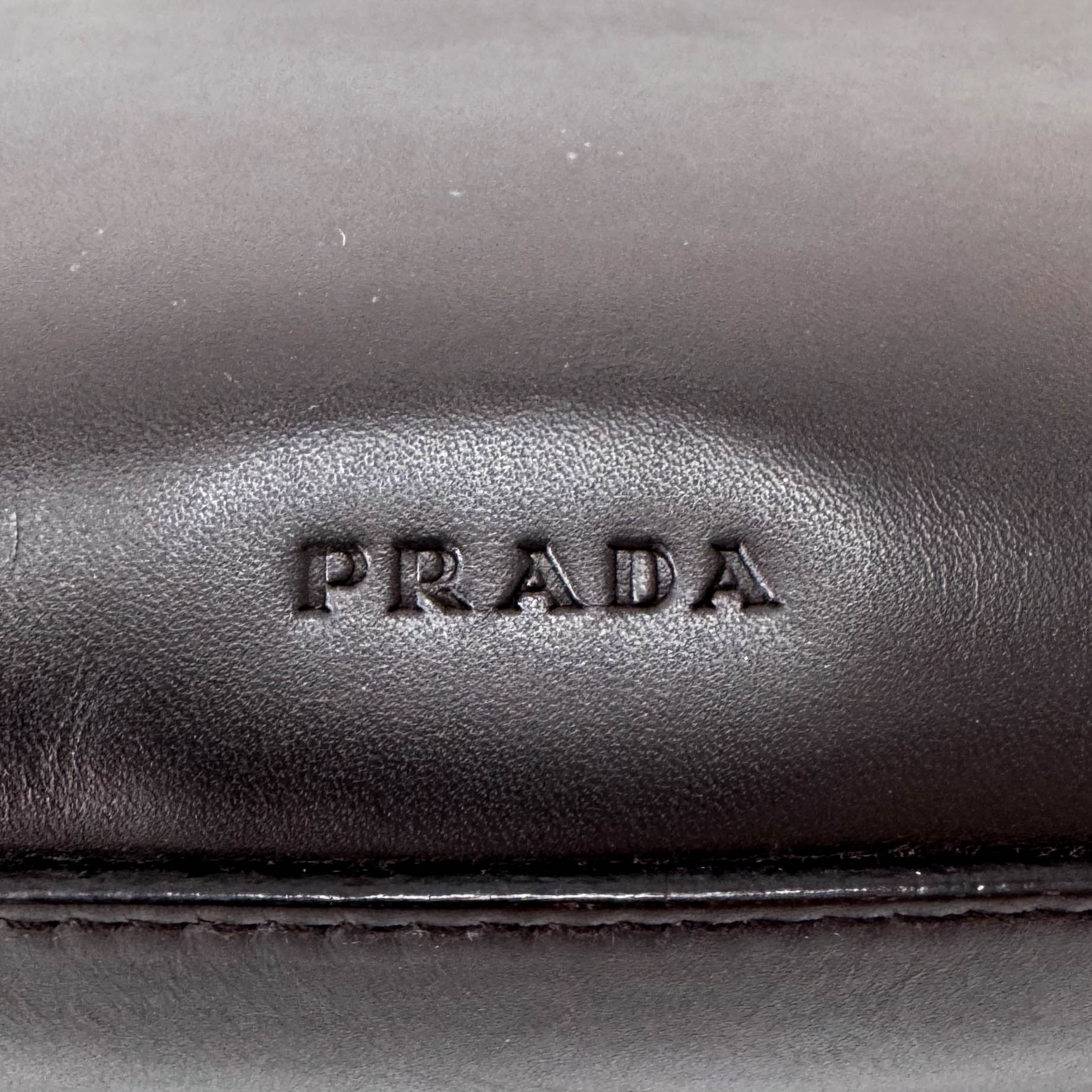 Black Leather Mini Shoulder Bag