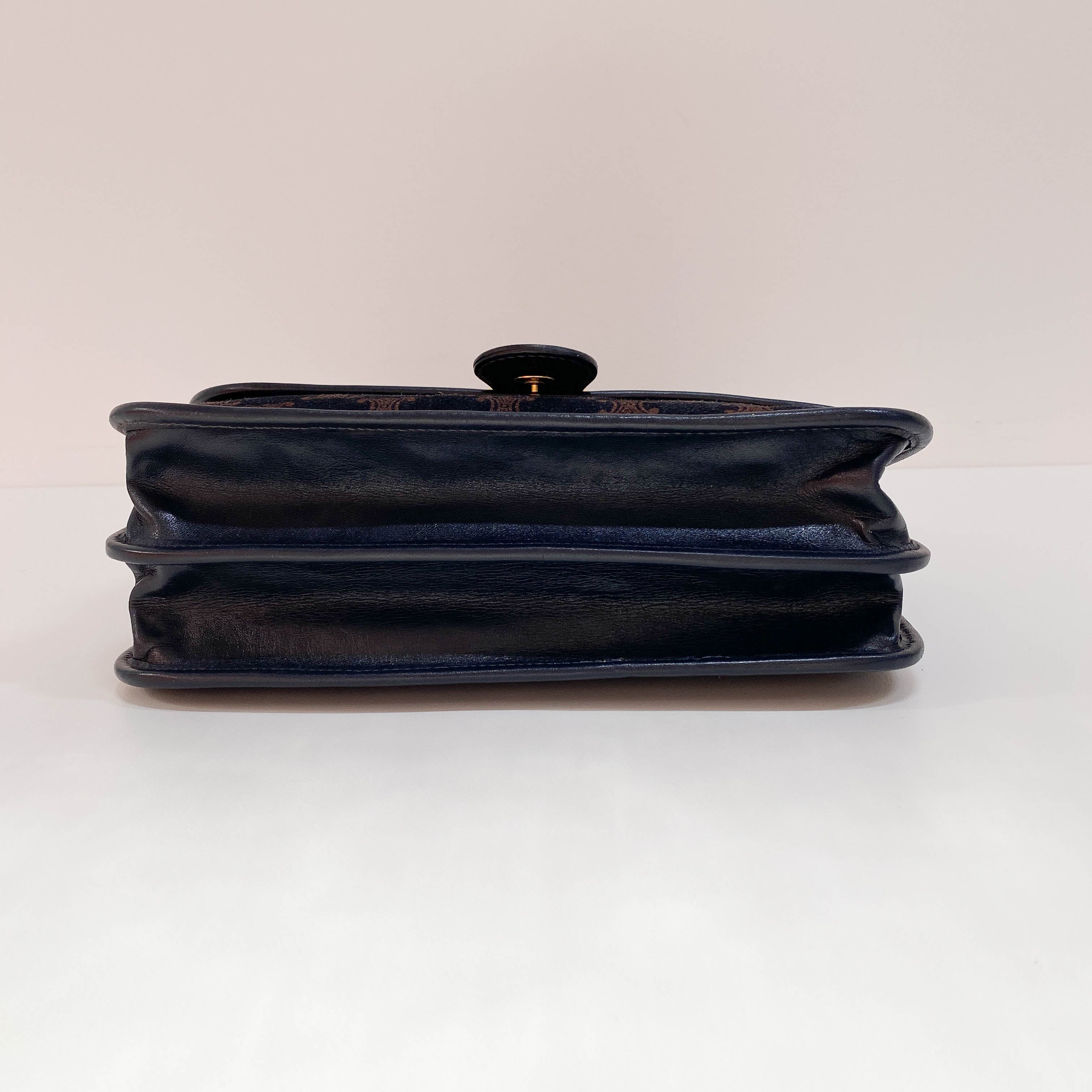 Macadam Black Suede Shoulder Bag