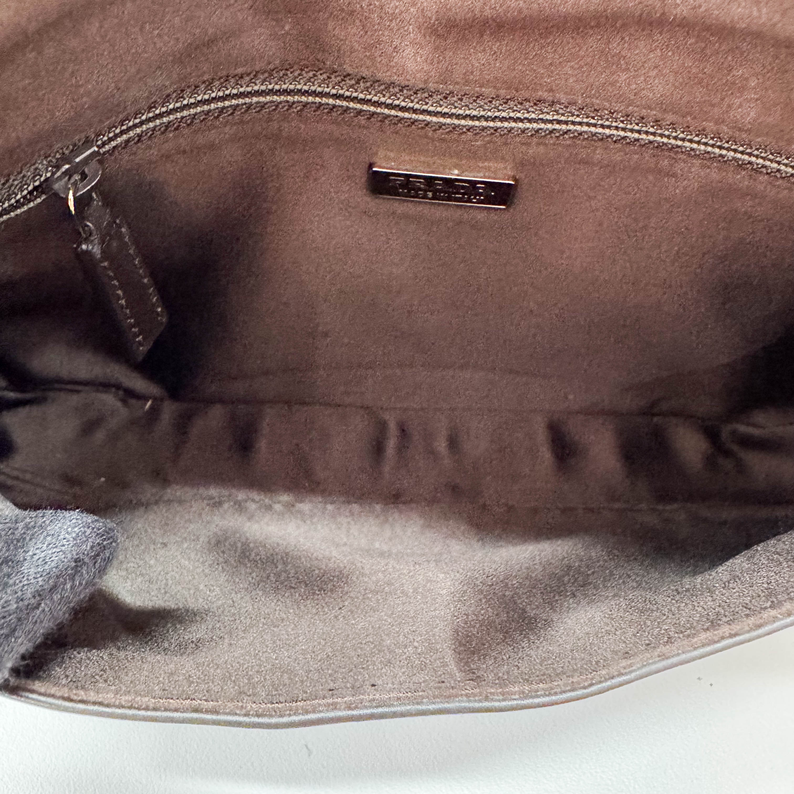 Black Leather Mini Shoulder Bag