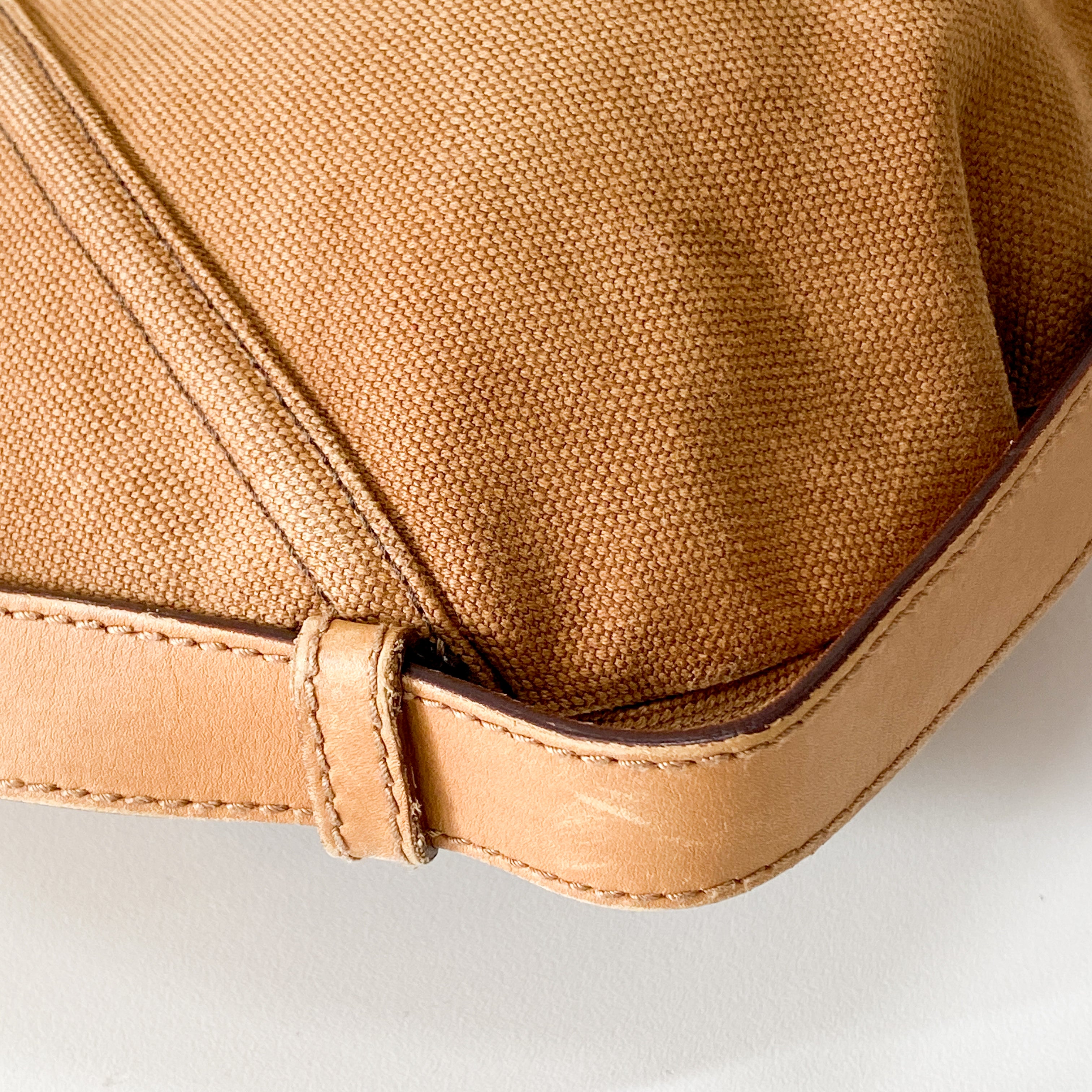 Cotton Canvas Mombasa Arabesque Handle Bag