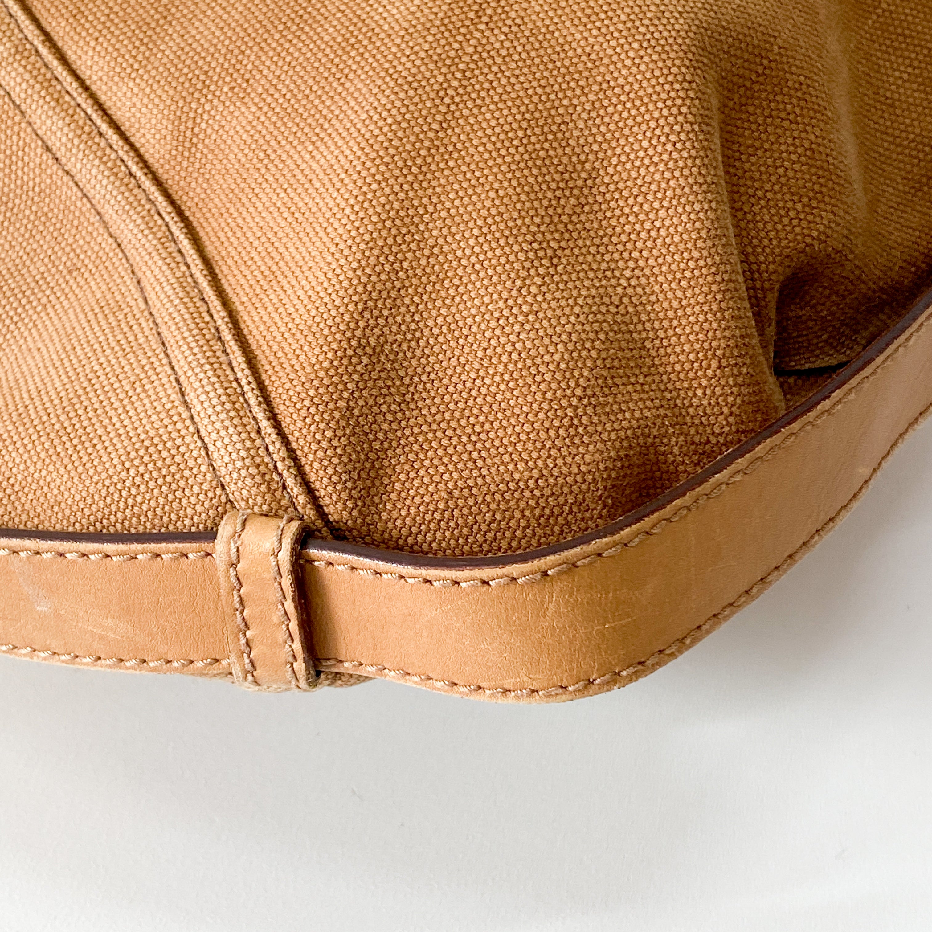 Cotton Canvas Mombasa Arabesque Handle Bag