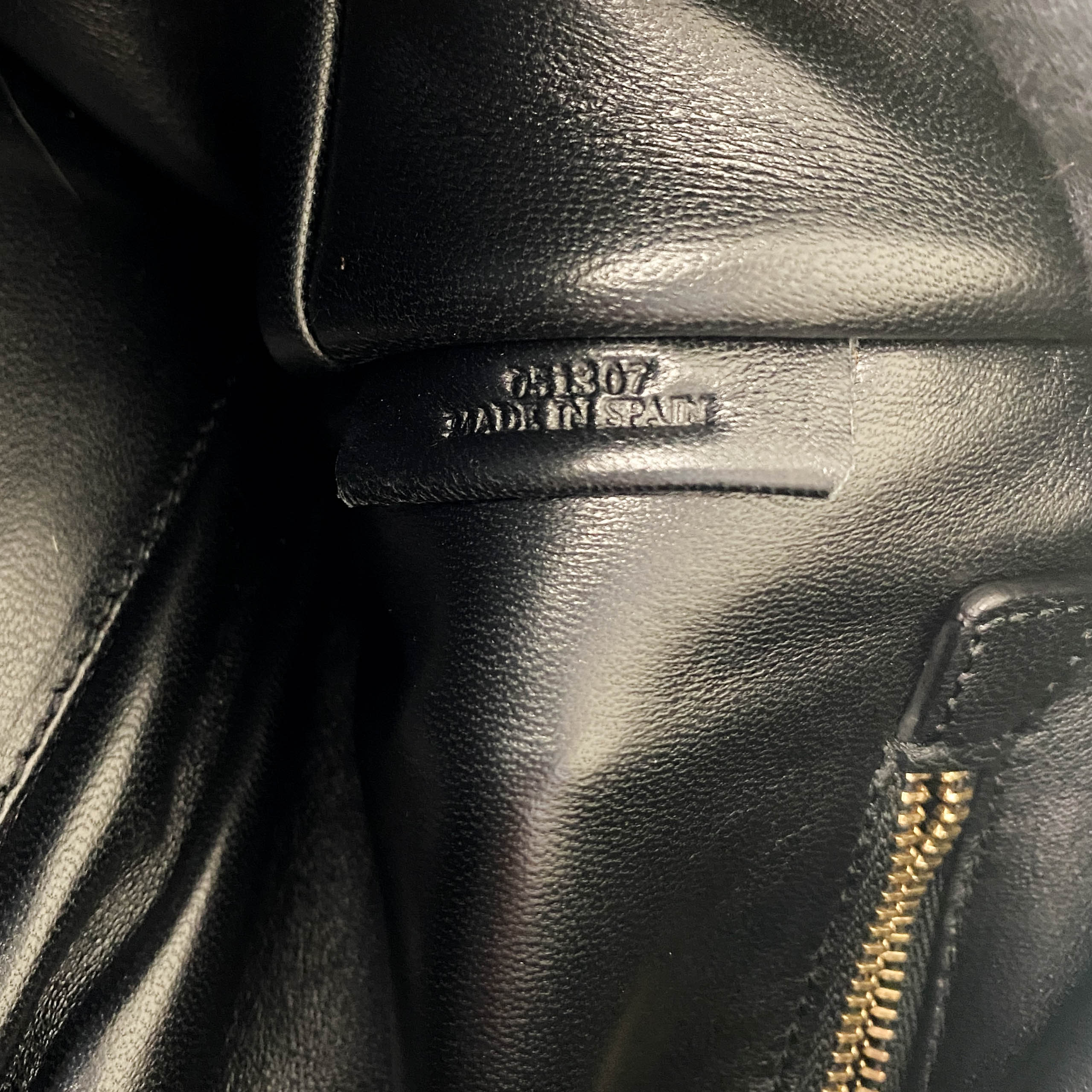 Loewe Amazona 36 Leopard Print Pony Hair Handbag