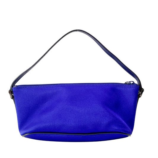 Boat Blue Satin Pouch