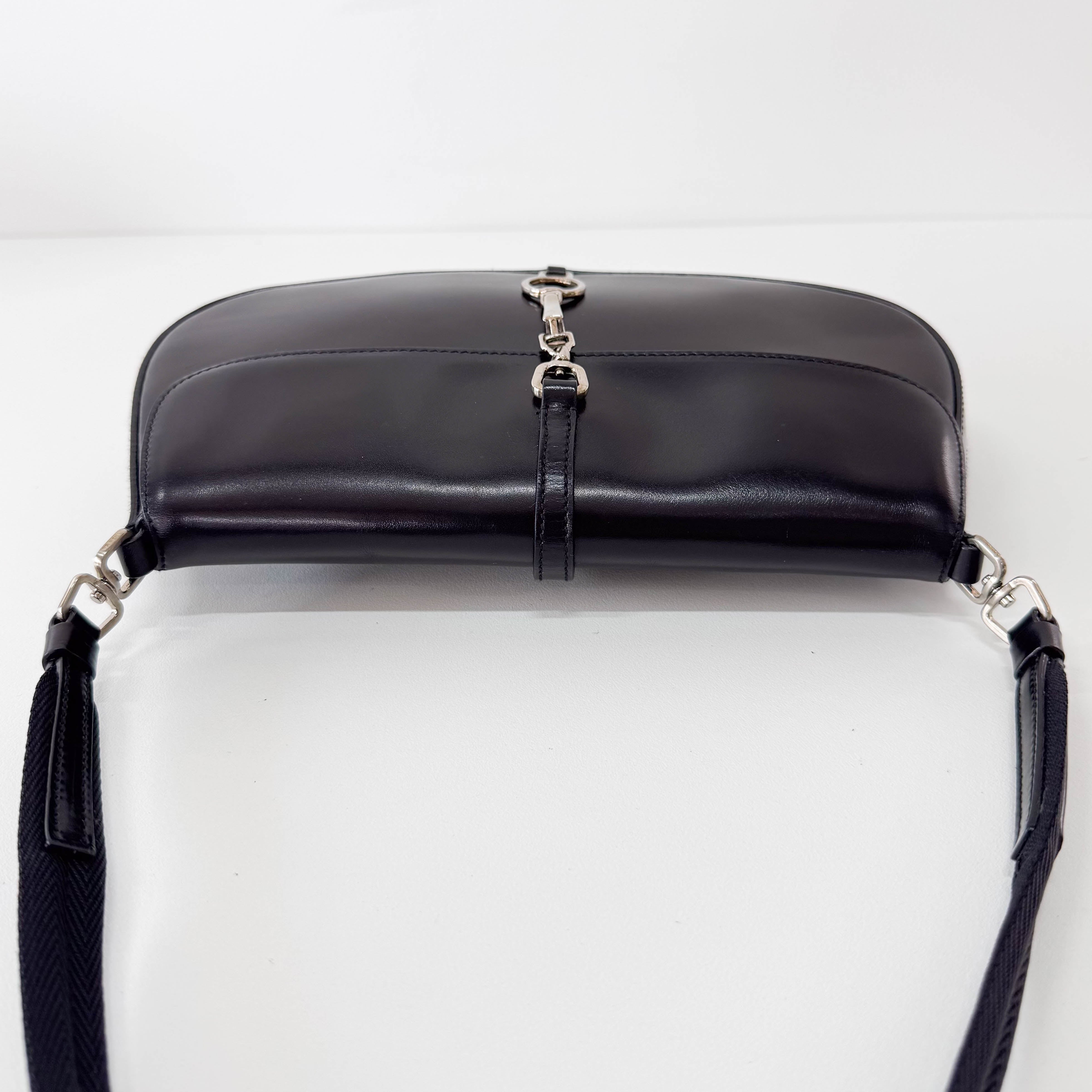 Black Leather Shoulder Bag