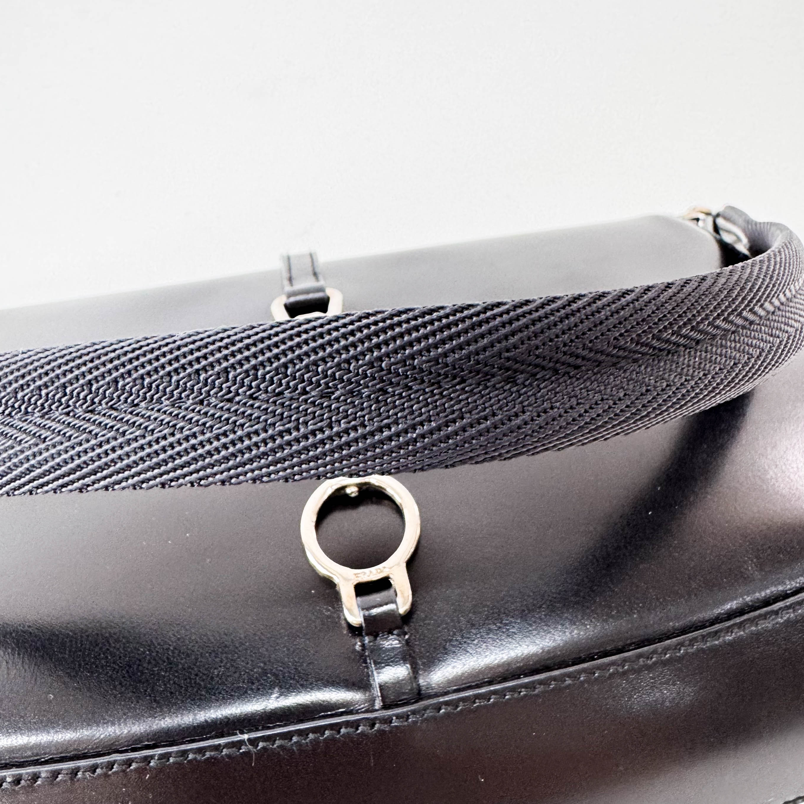 Black Leather Shoulder Bag