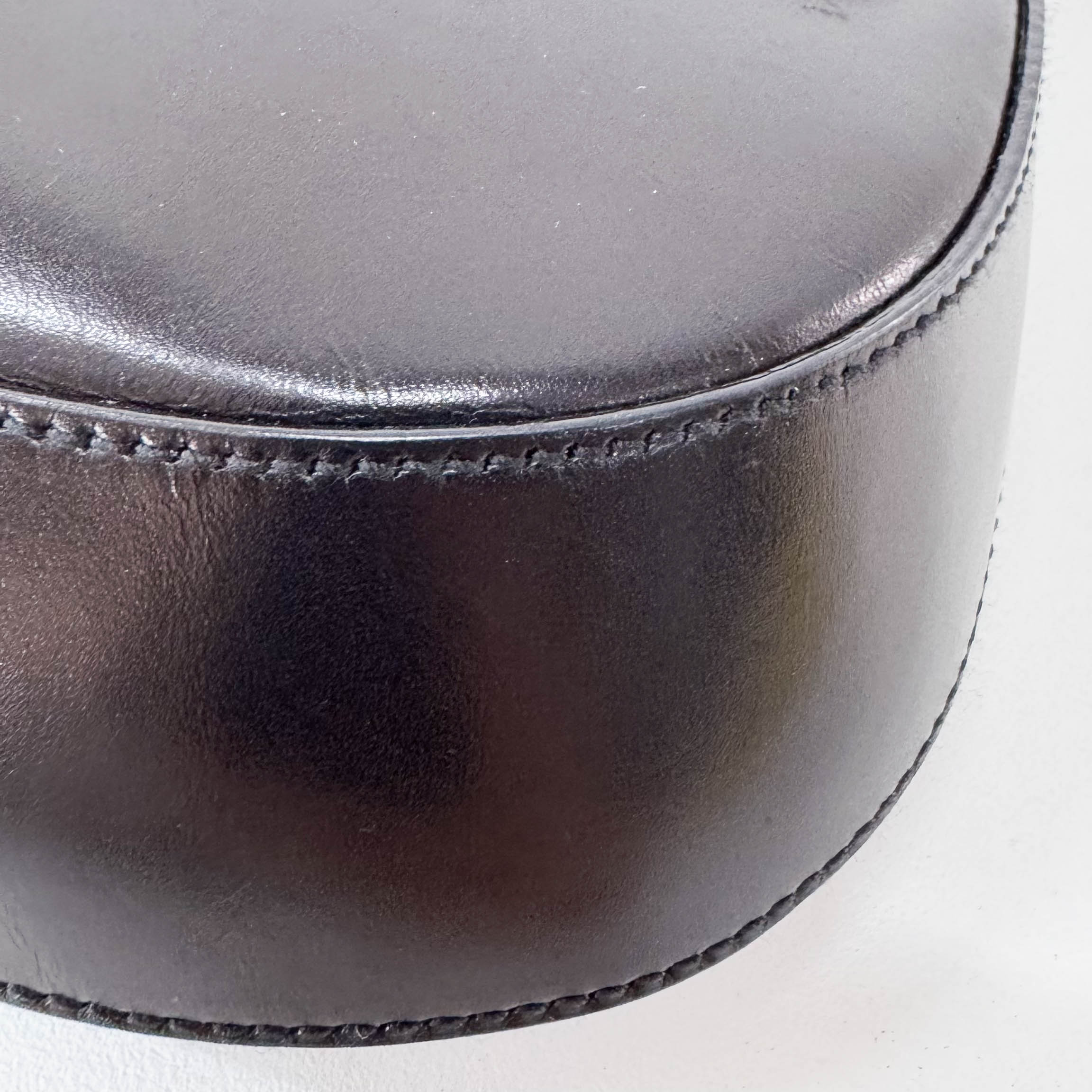 Black Leather Shoulder Bag