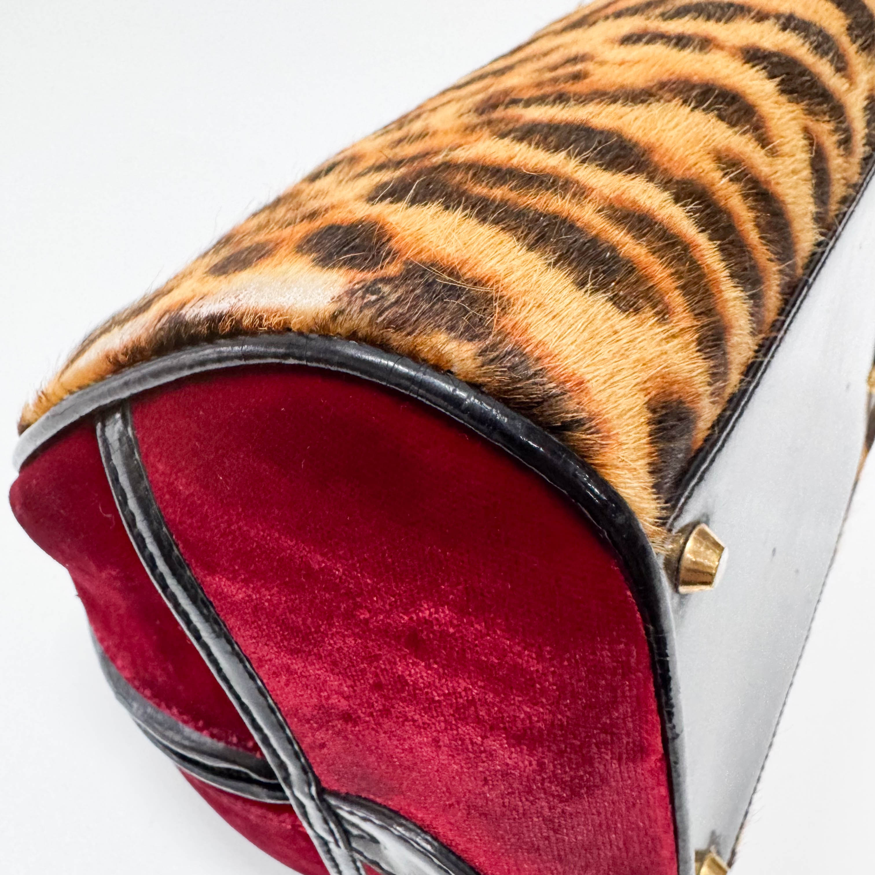 Gambler Dice Leopard Print Handbag