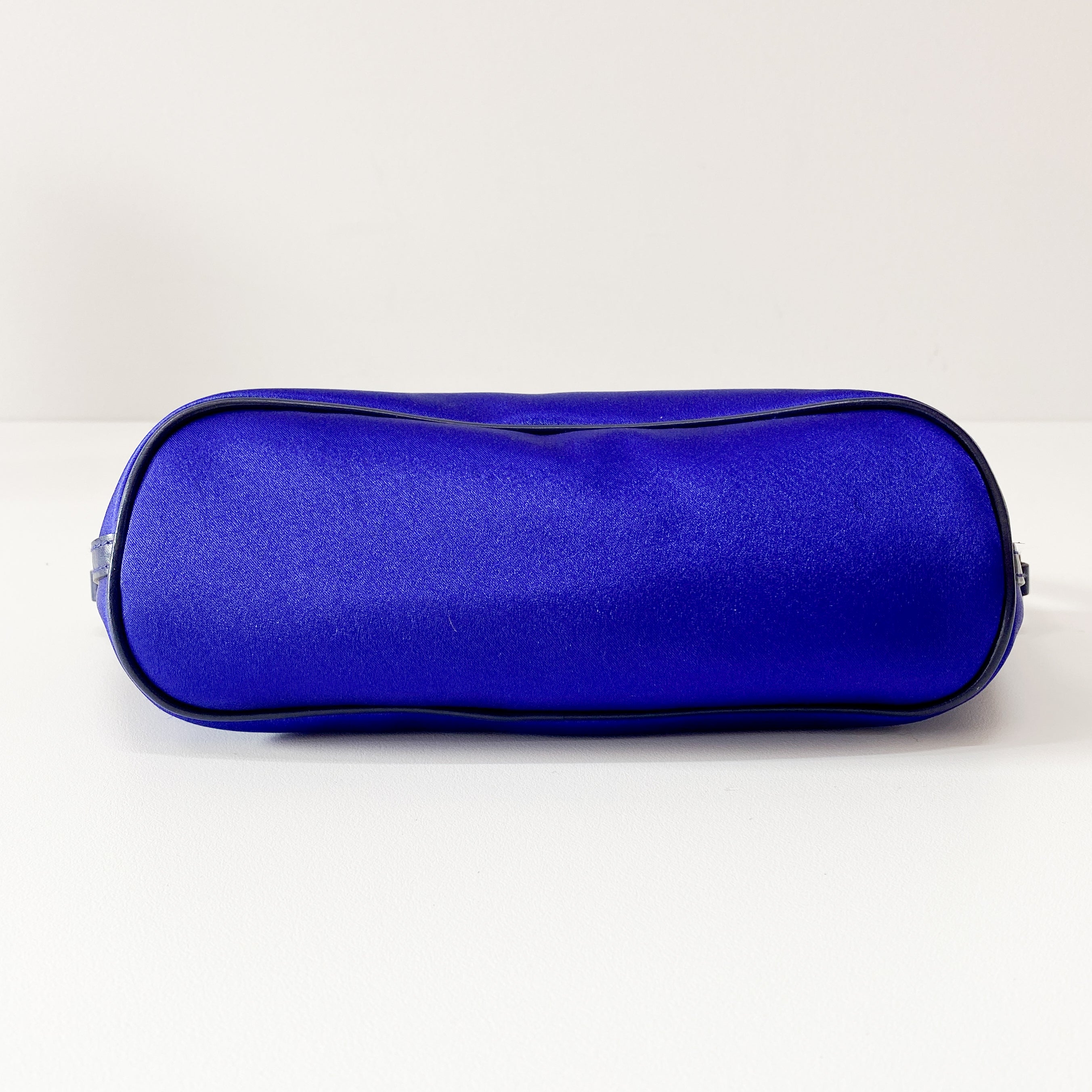 Boat Blue Satin Pouch