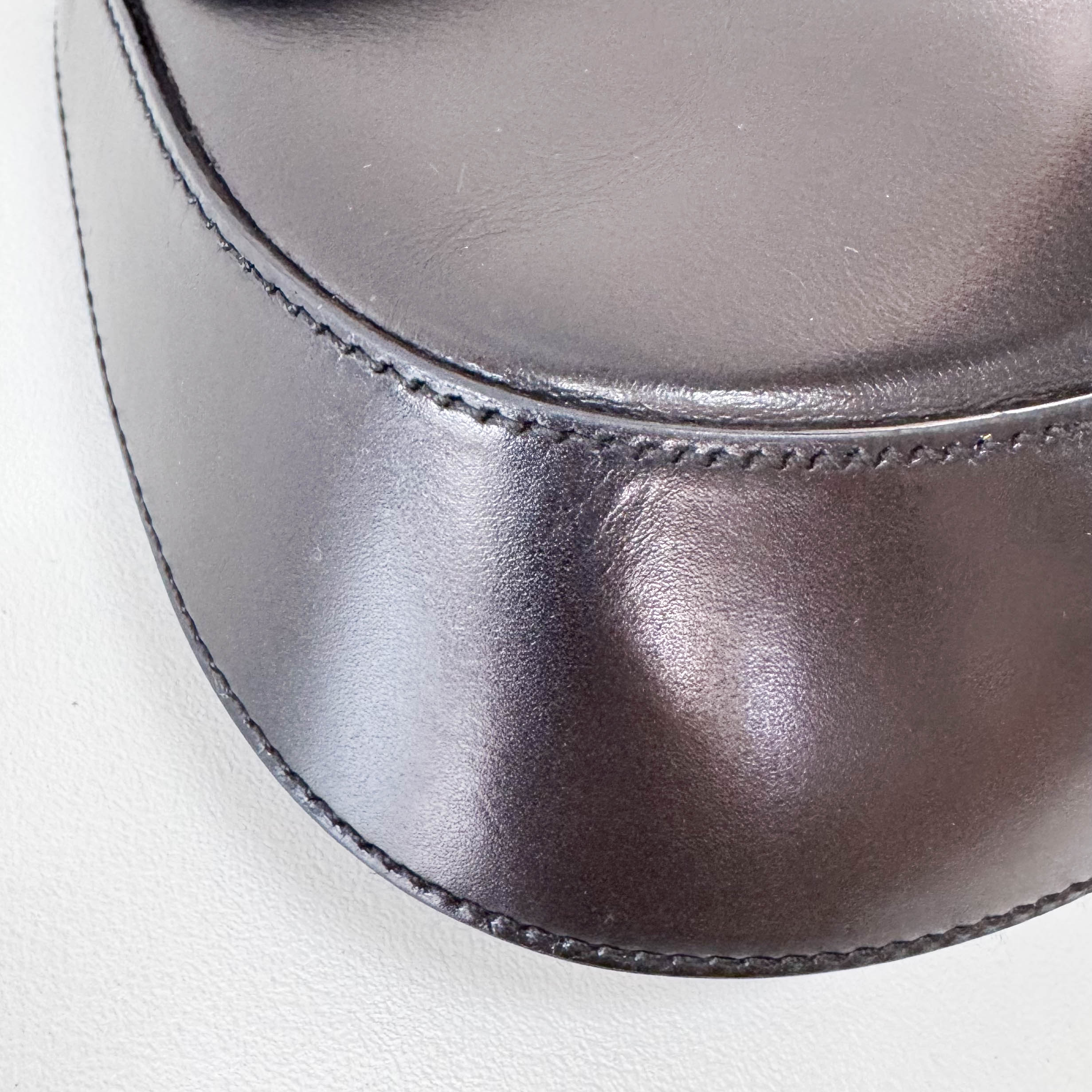 Black Leather Shoulder Bag