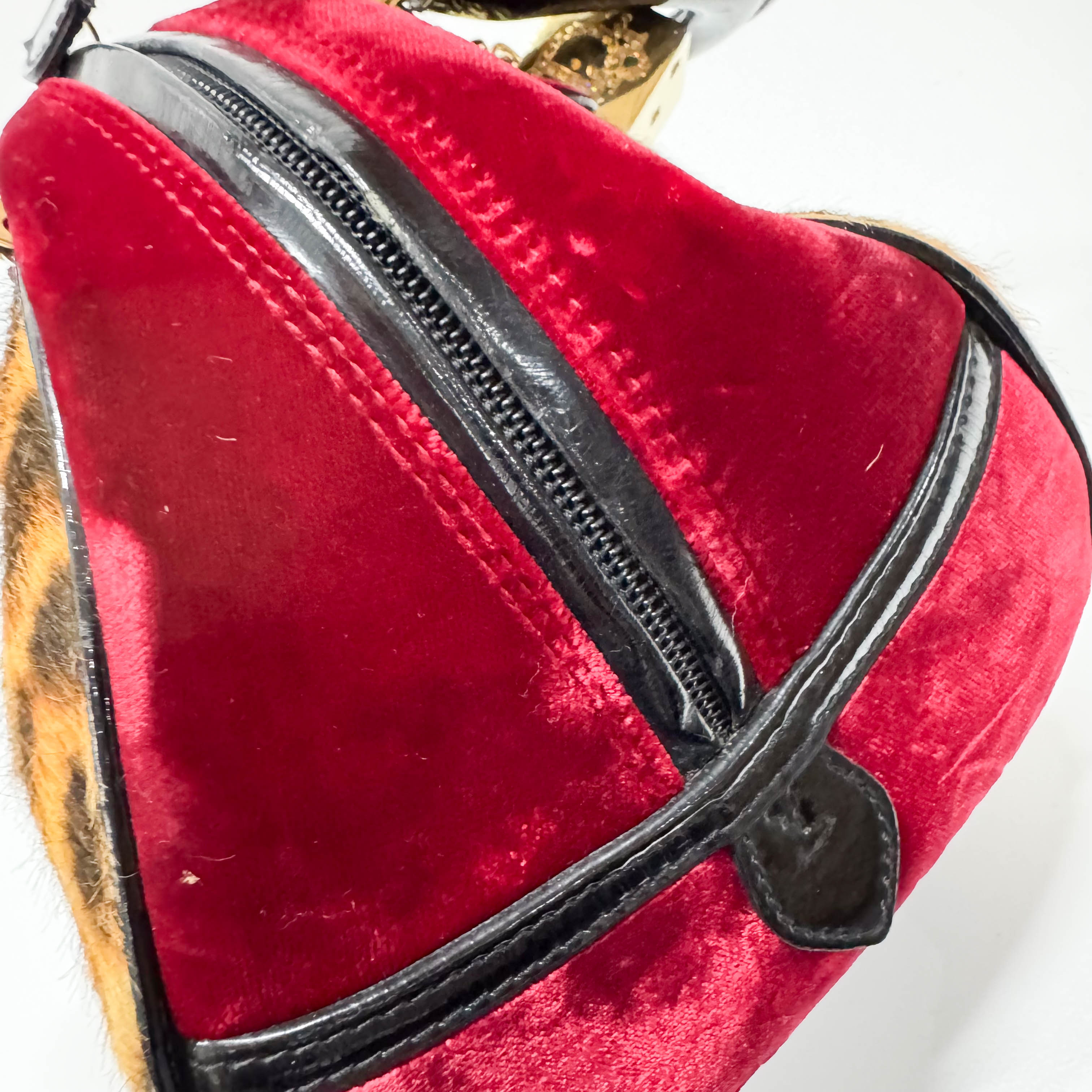 Gambler Dice Leopard Print Handbag