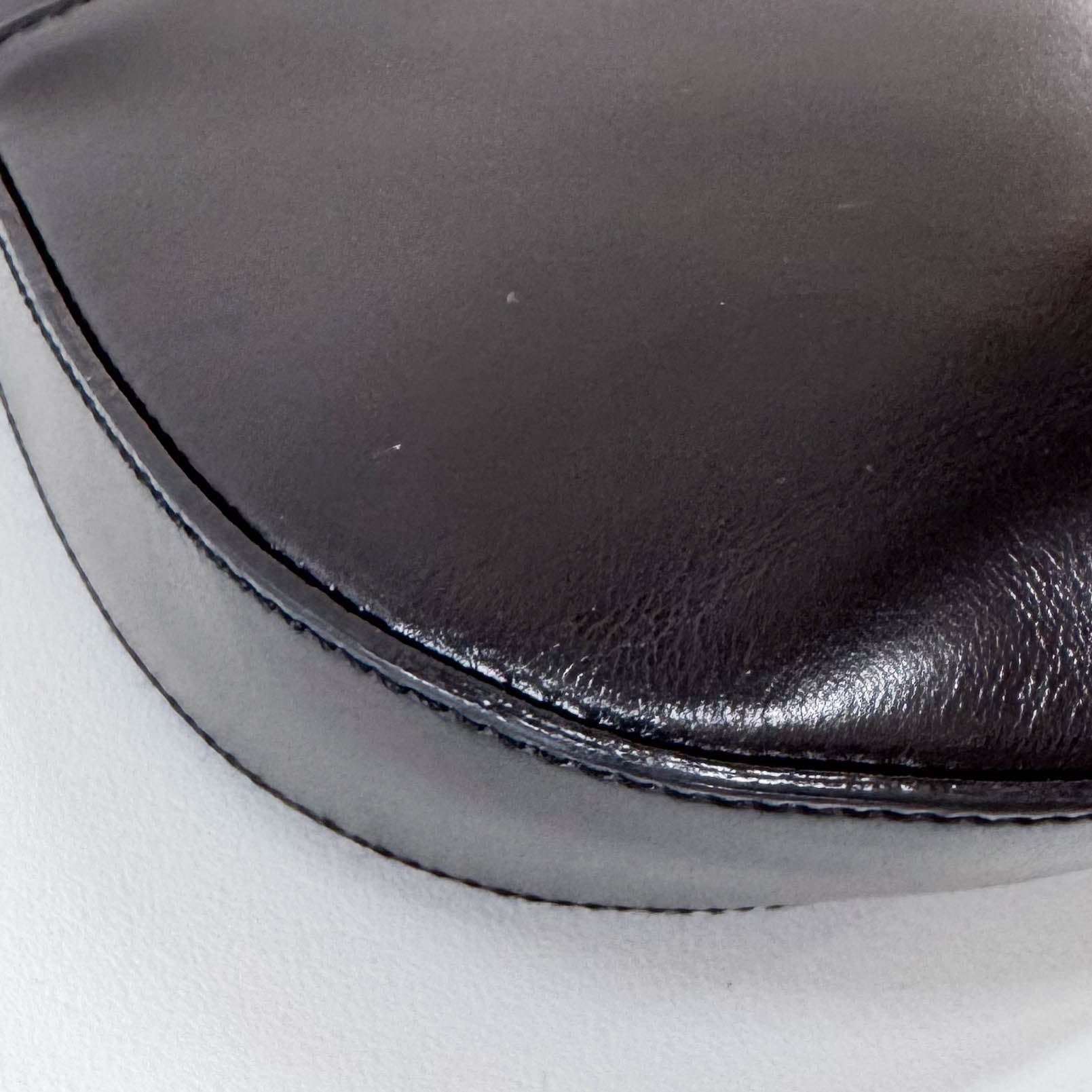 Black Leather Shoulder Bag