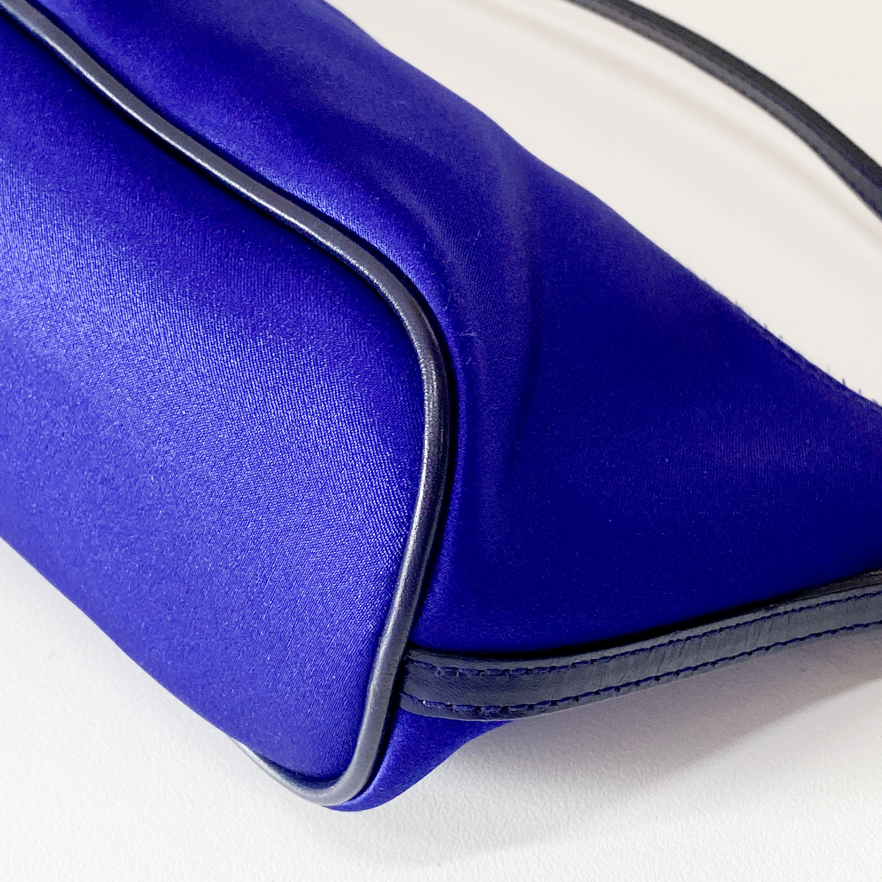 Boat Blue Satin Pouch
