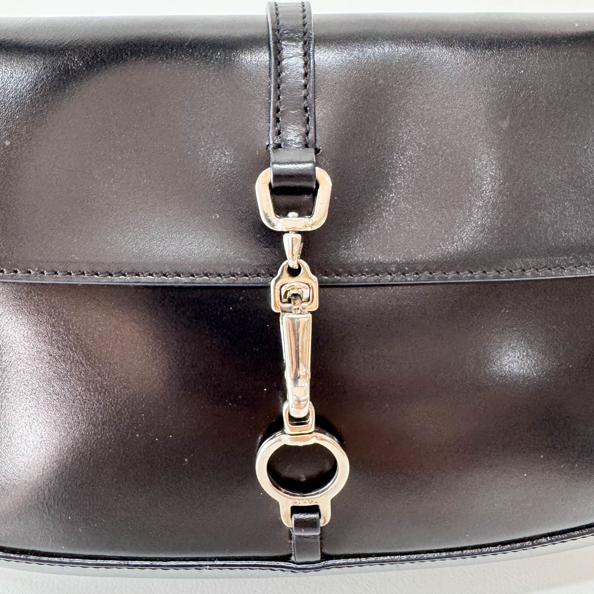 Black Leather Shoulder Bag