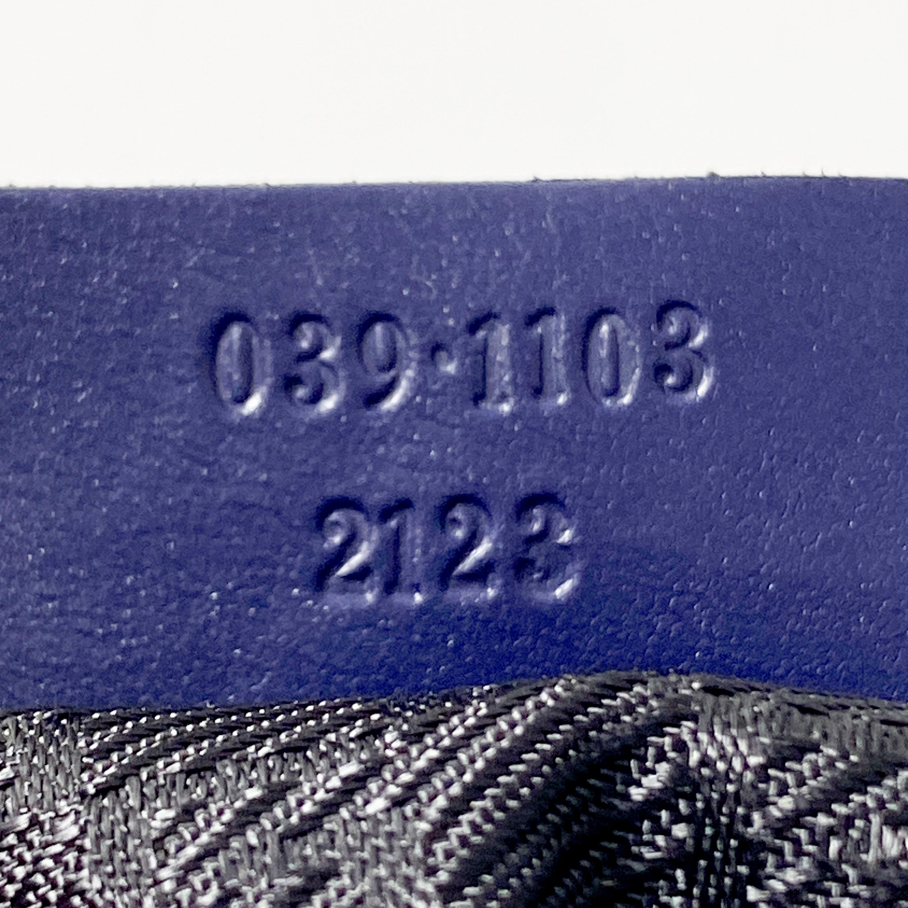 Boat Blue Satin Pouch