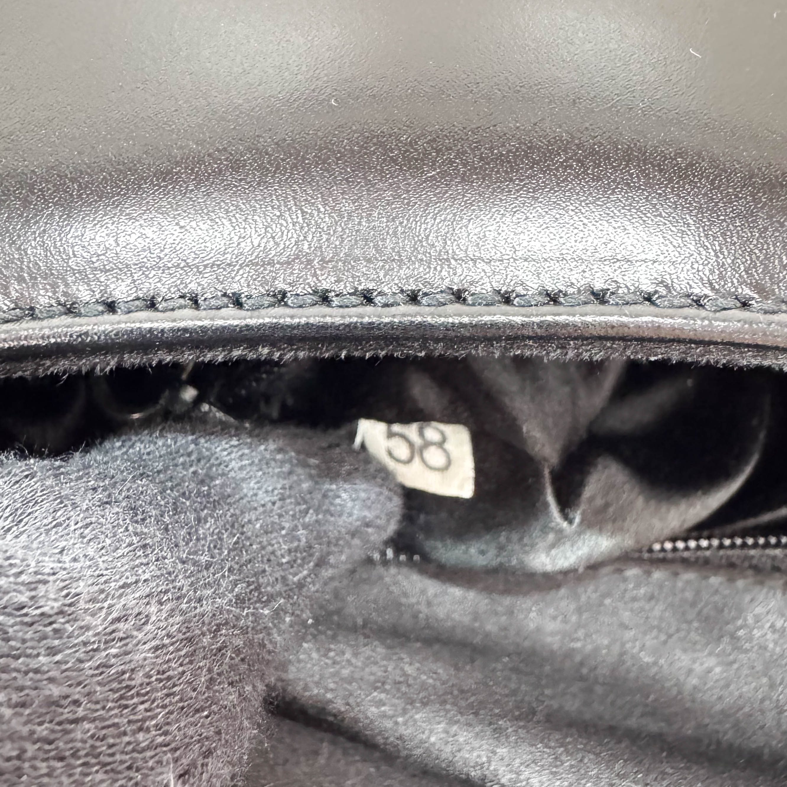 Black Leather Shoulder Bag