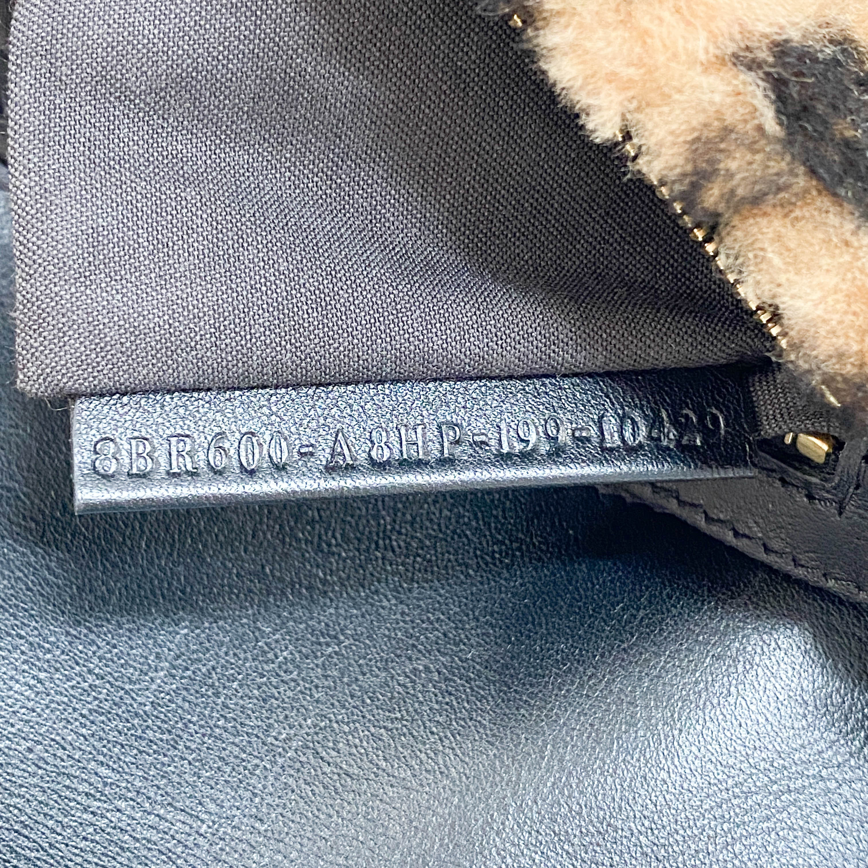 Baguette Brown Wool Two Way Bag