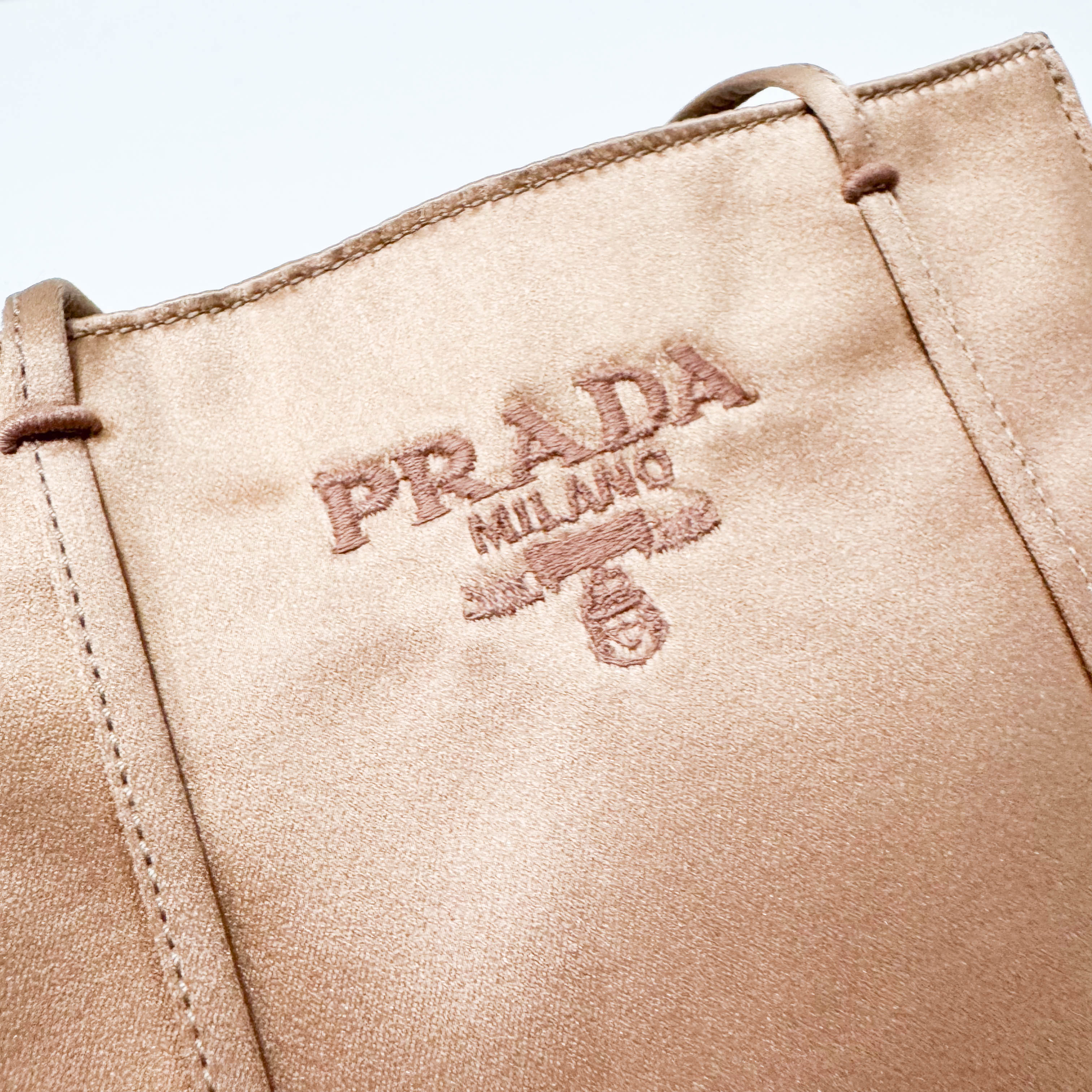 Mini Pink Satin Tote Bag