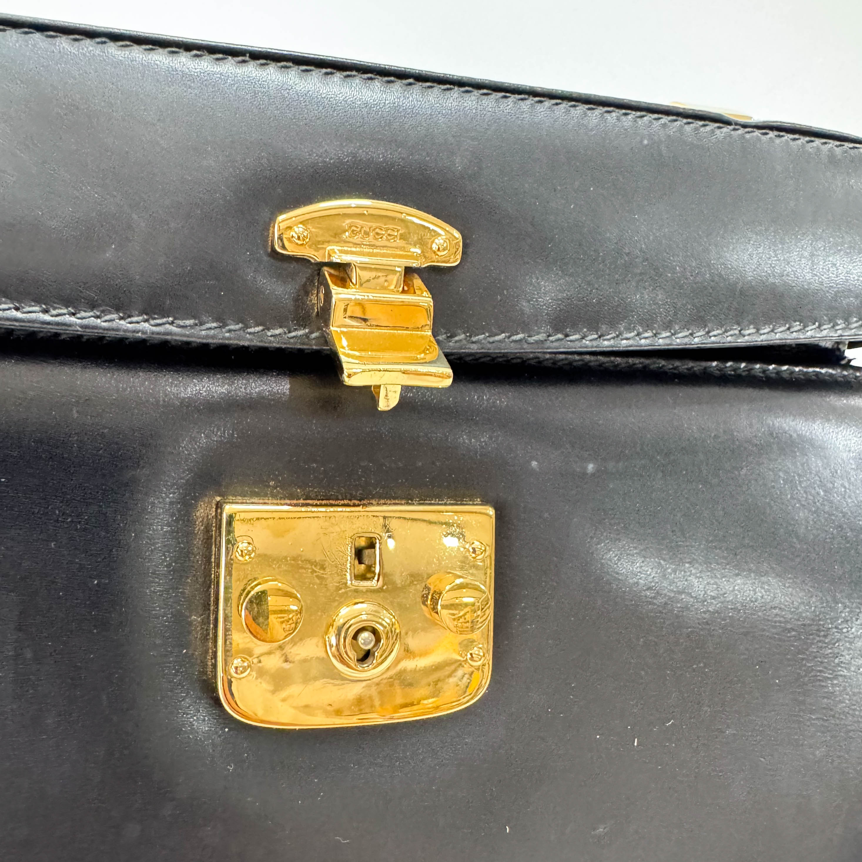 Bamboo Leather Top Handle Bag