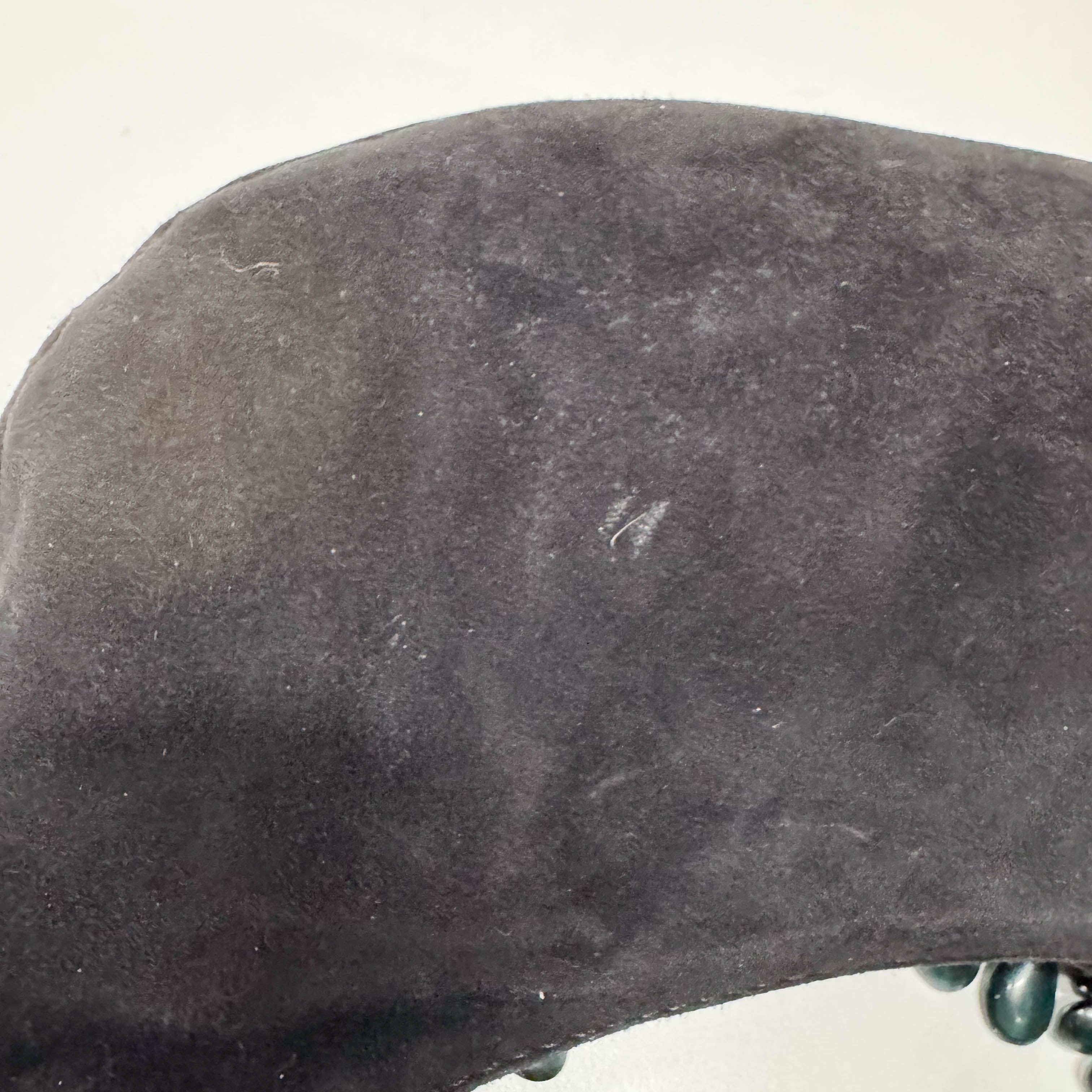 Black Suede Beaded Shoulder Bag