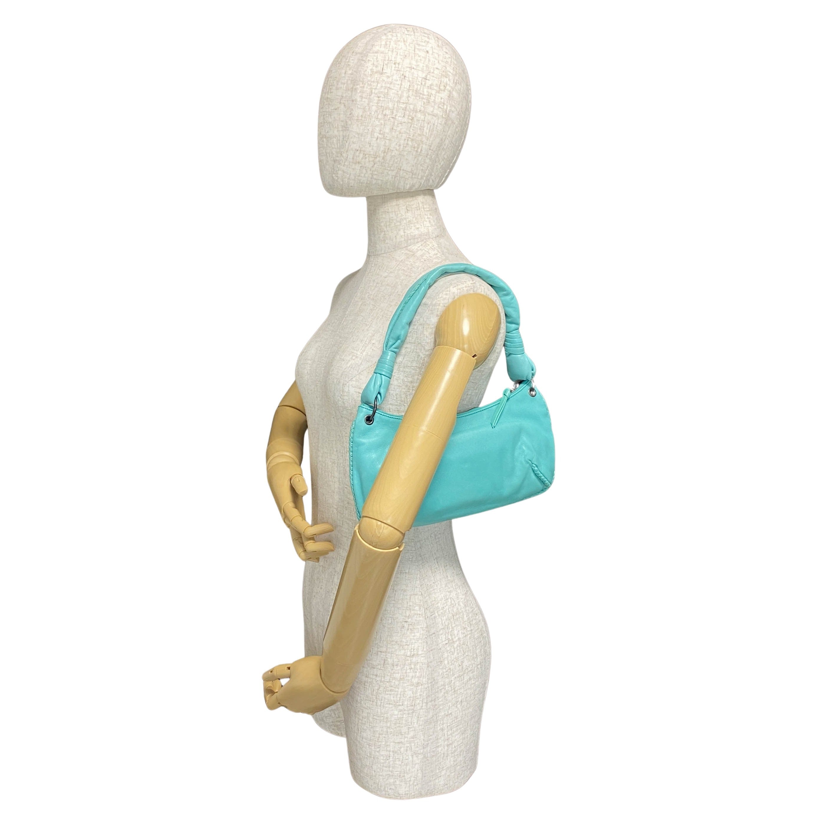 Bottega Veneta Mini Hand Bag Mint Green