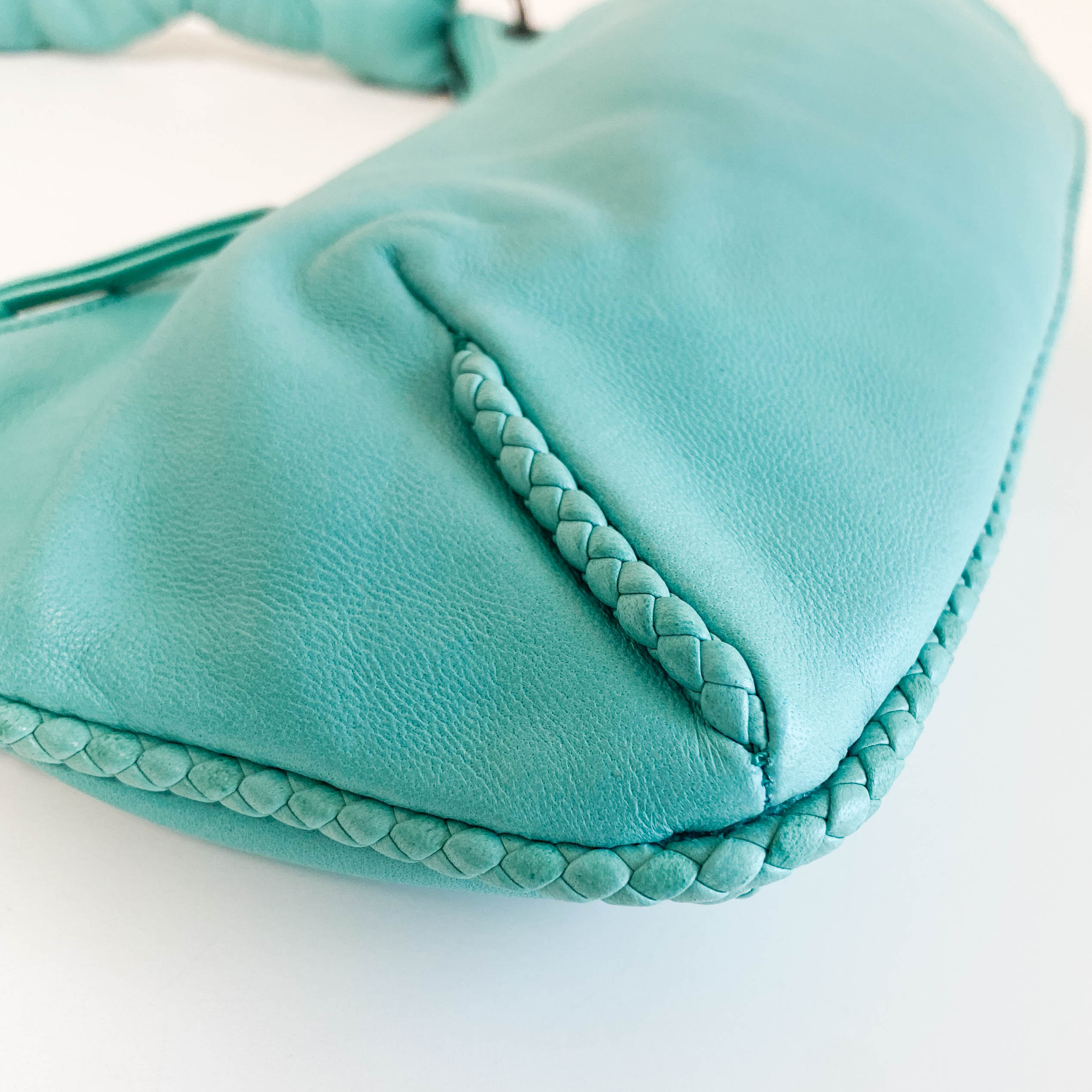 Bottega Veneta Mini Hand Bag Mint Green