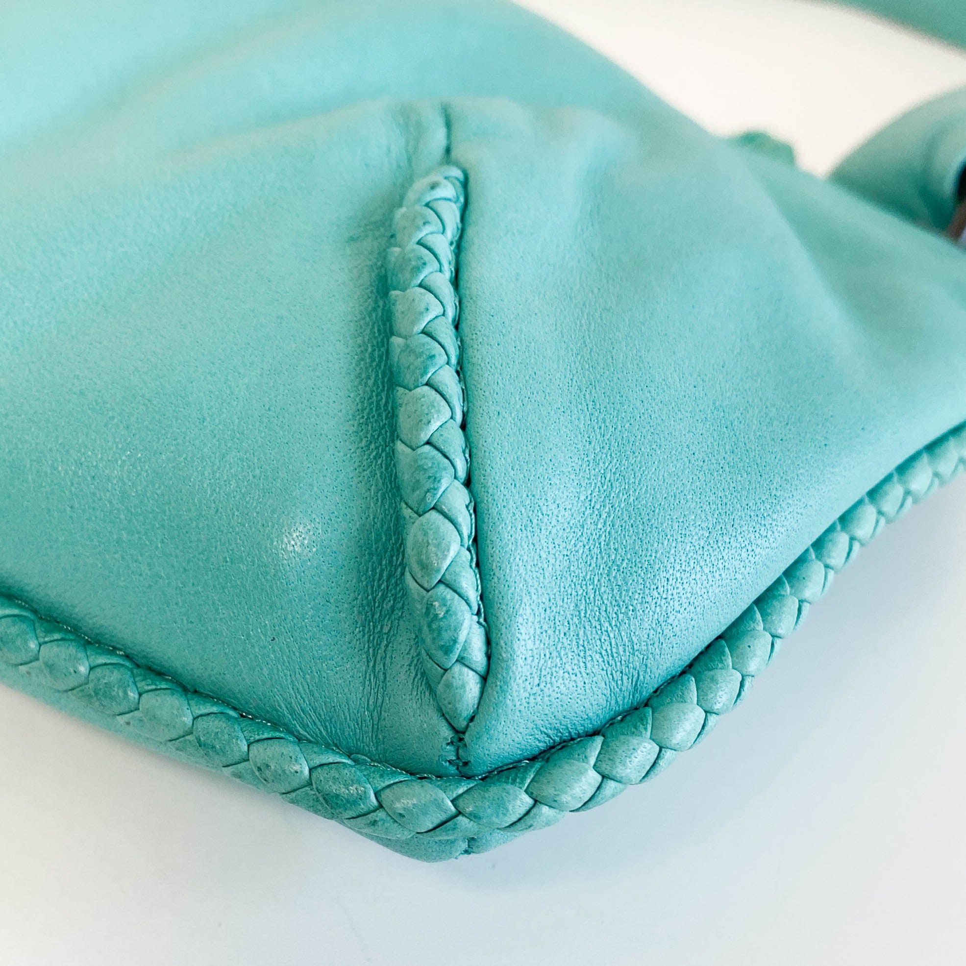 Bottega Veneta Mini Hand Bag Mint Green