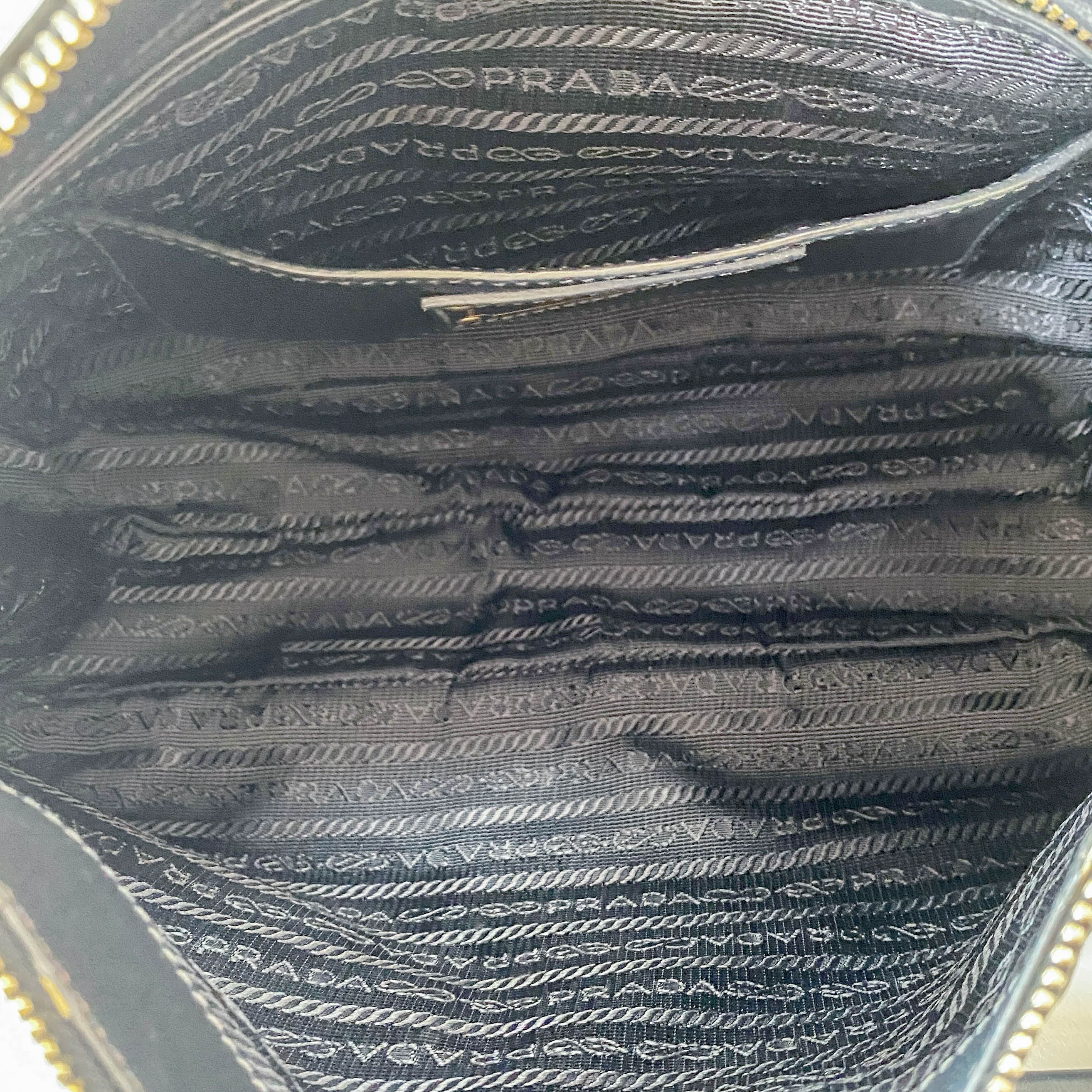 Black Leather Hobo Shoulder Bag