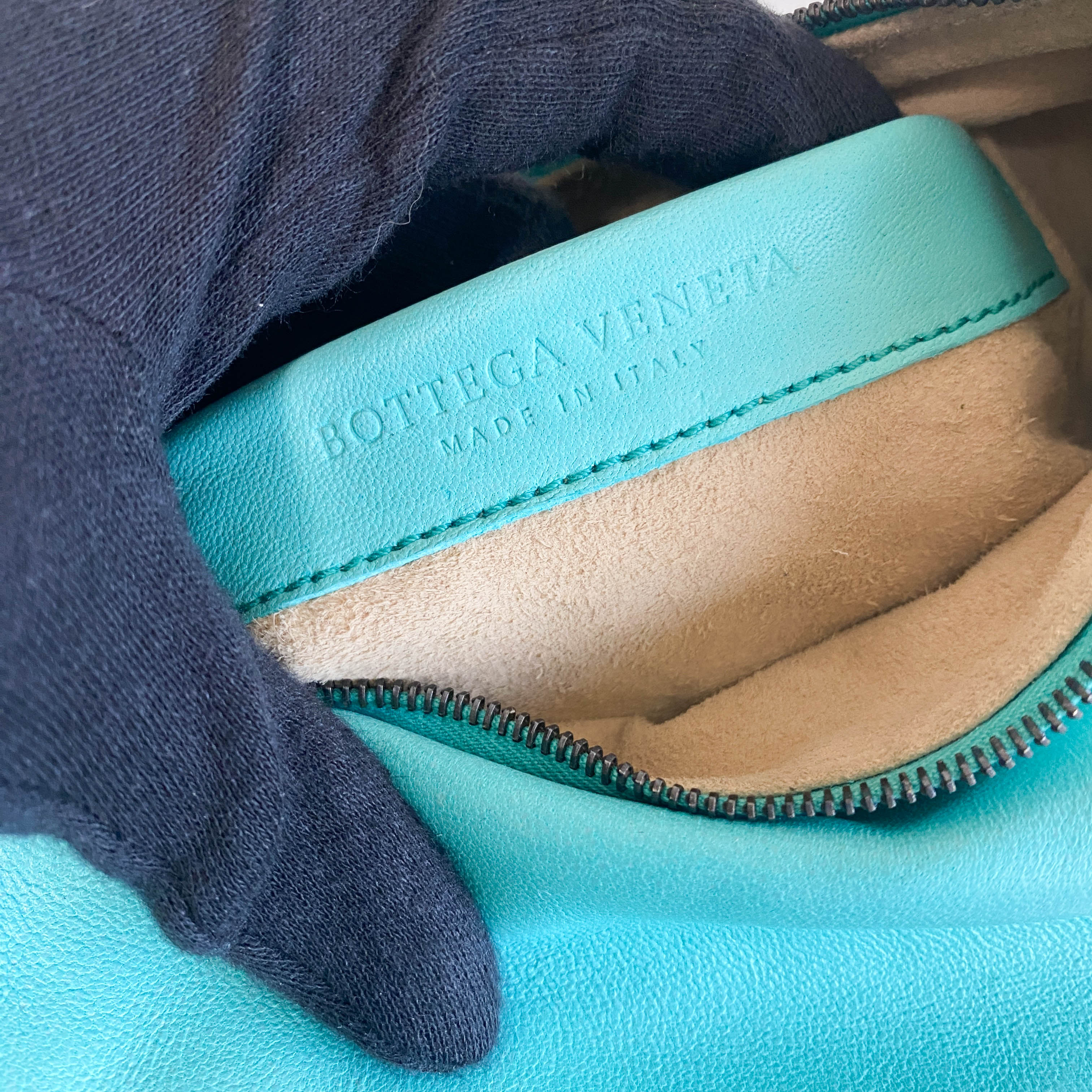 Bottega Veneta Mini Hand Bag Mint Green