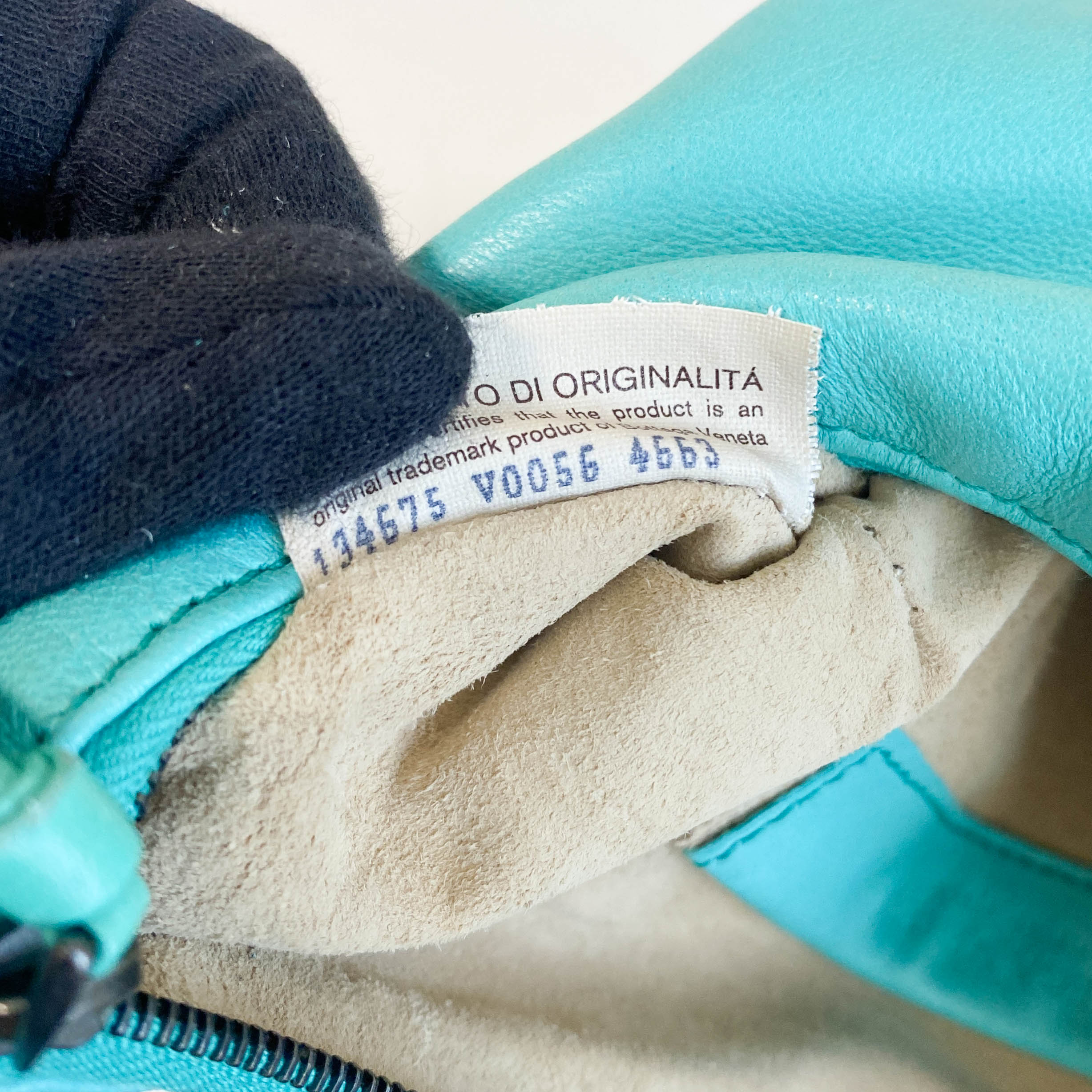 Bottega Veneta Mini Hand Bag Mint Green