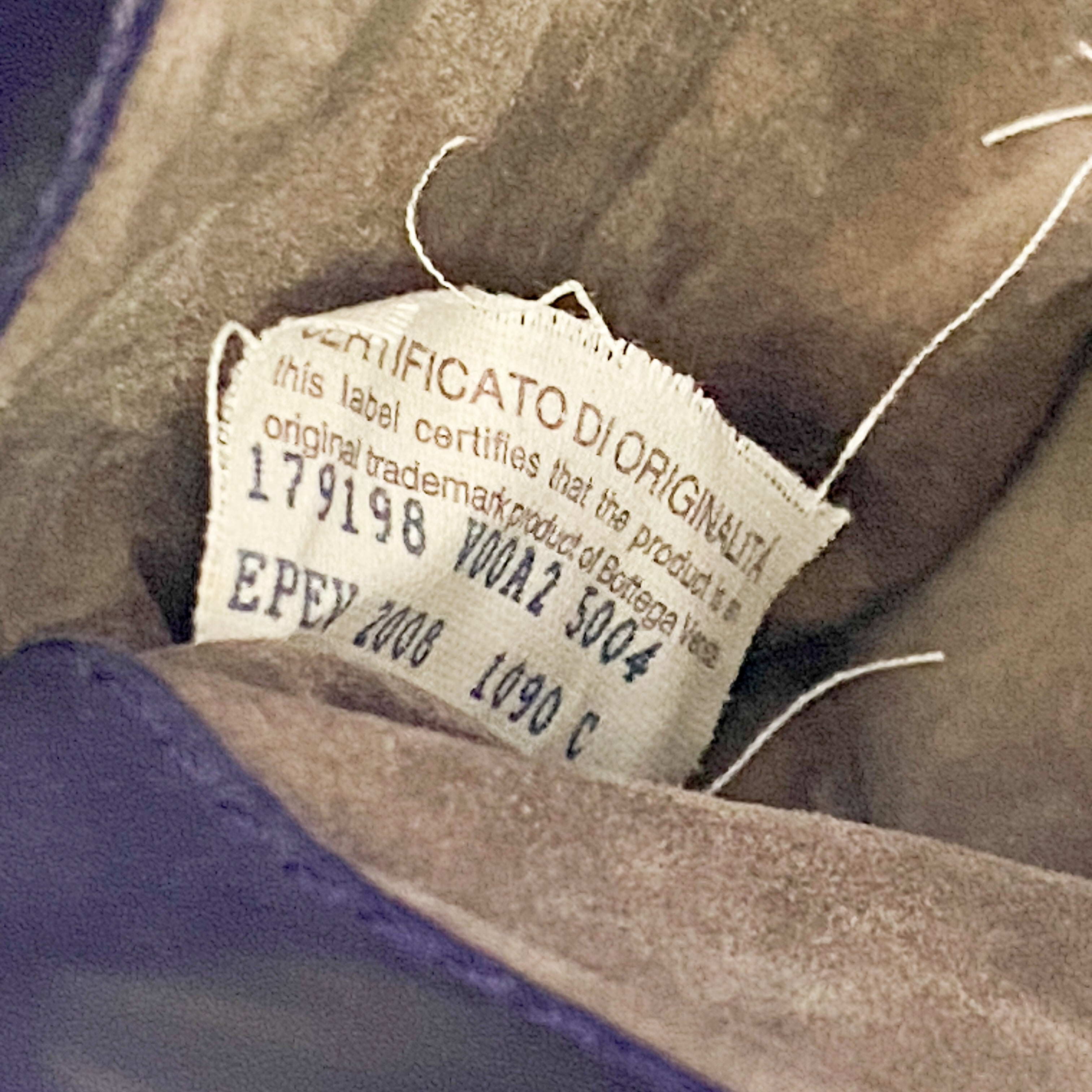 Intrecciato Purple Leather Shoulder Bag