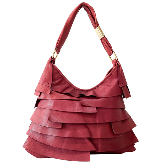 Rive Gauche Leather Fringe Bag