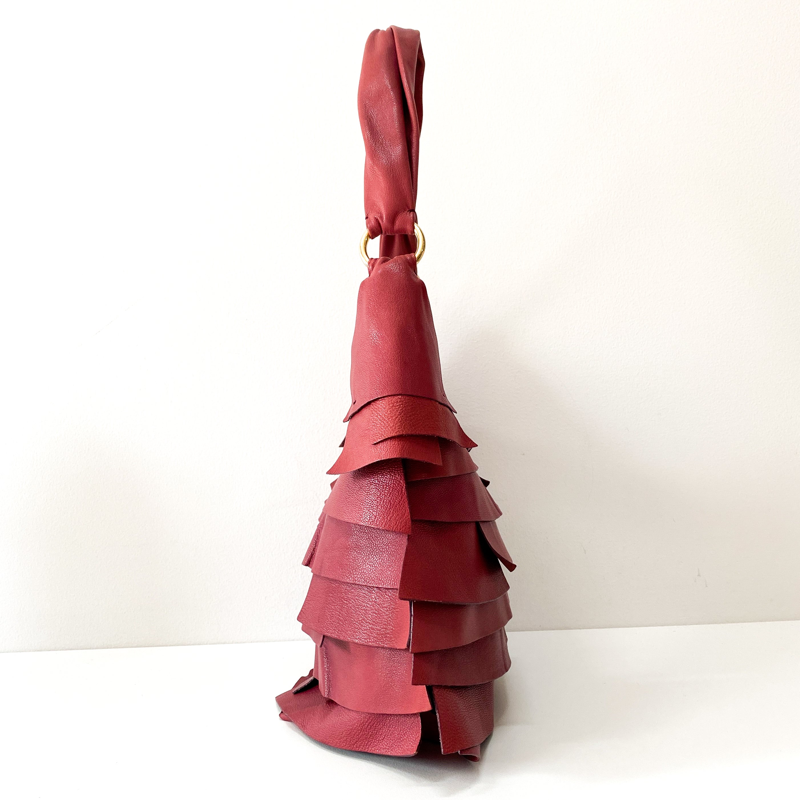 Rive Gauche Leather Fringe Bag