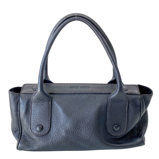 Archive Black Leather Handbag