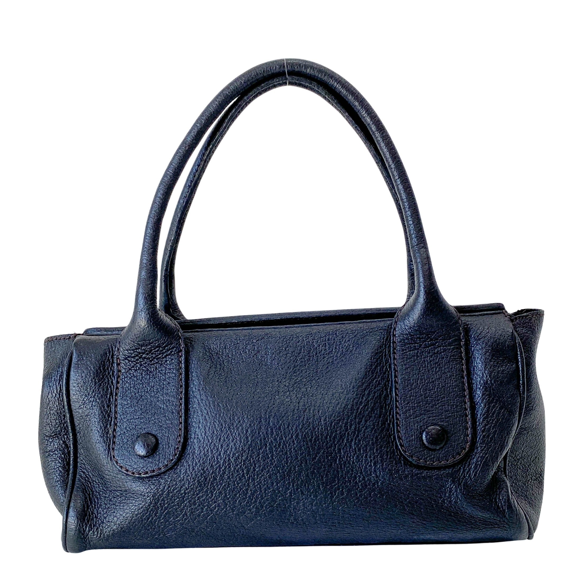 Archive Black Leather Handbag