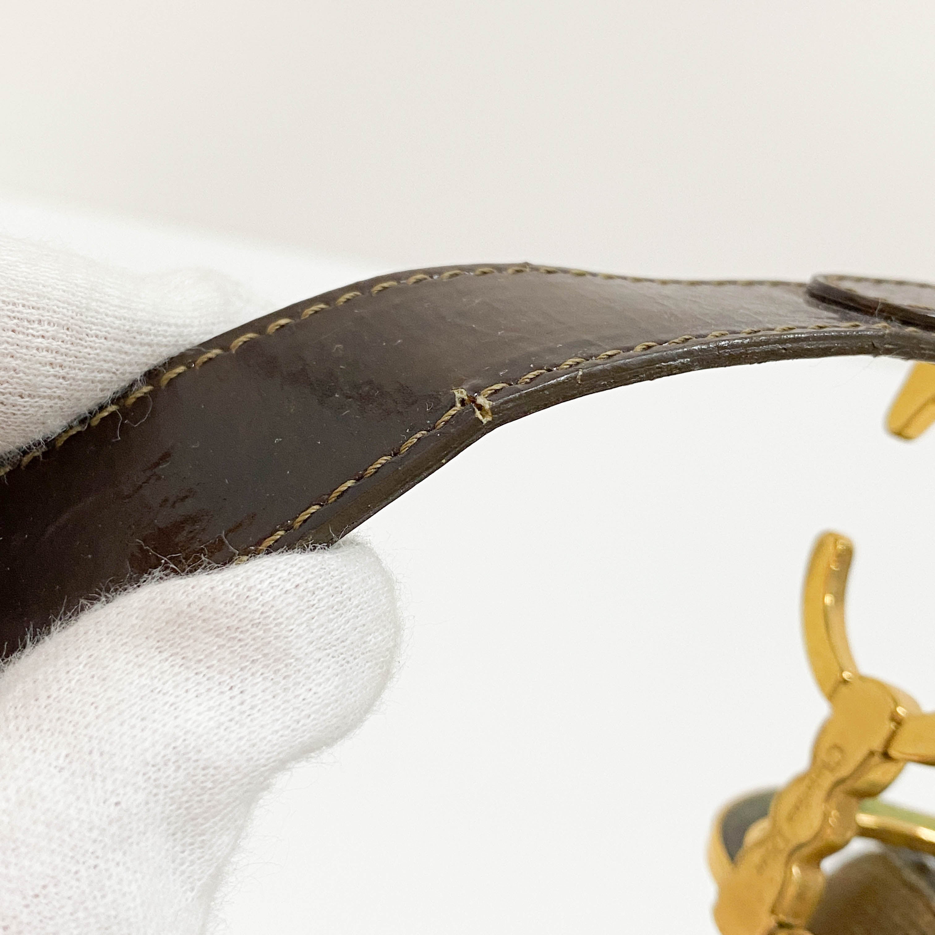 Cammo Leather Saddle Bag