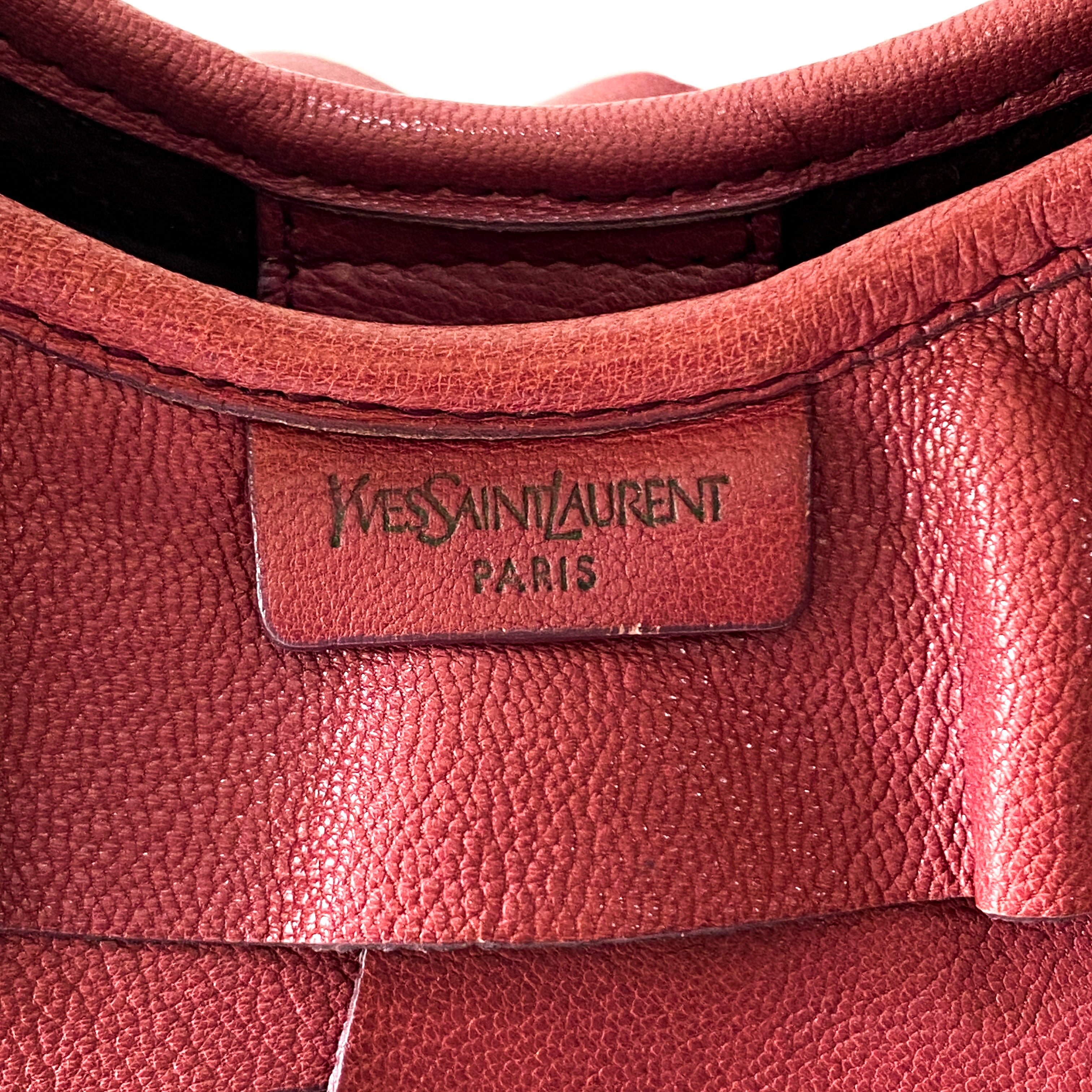 Rive Gauche Leather Fringe Bag