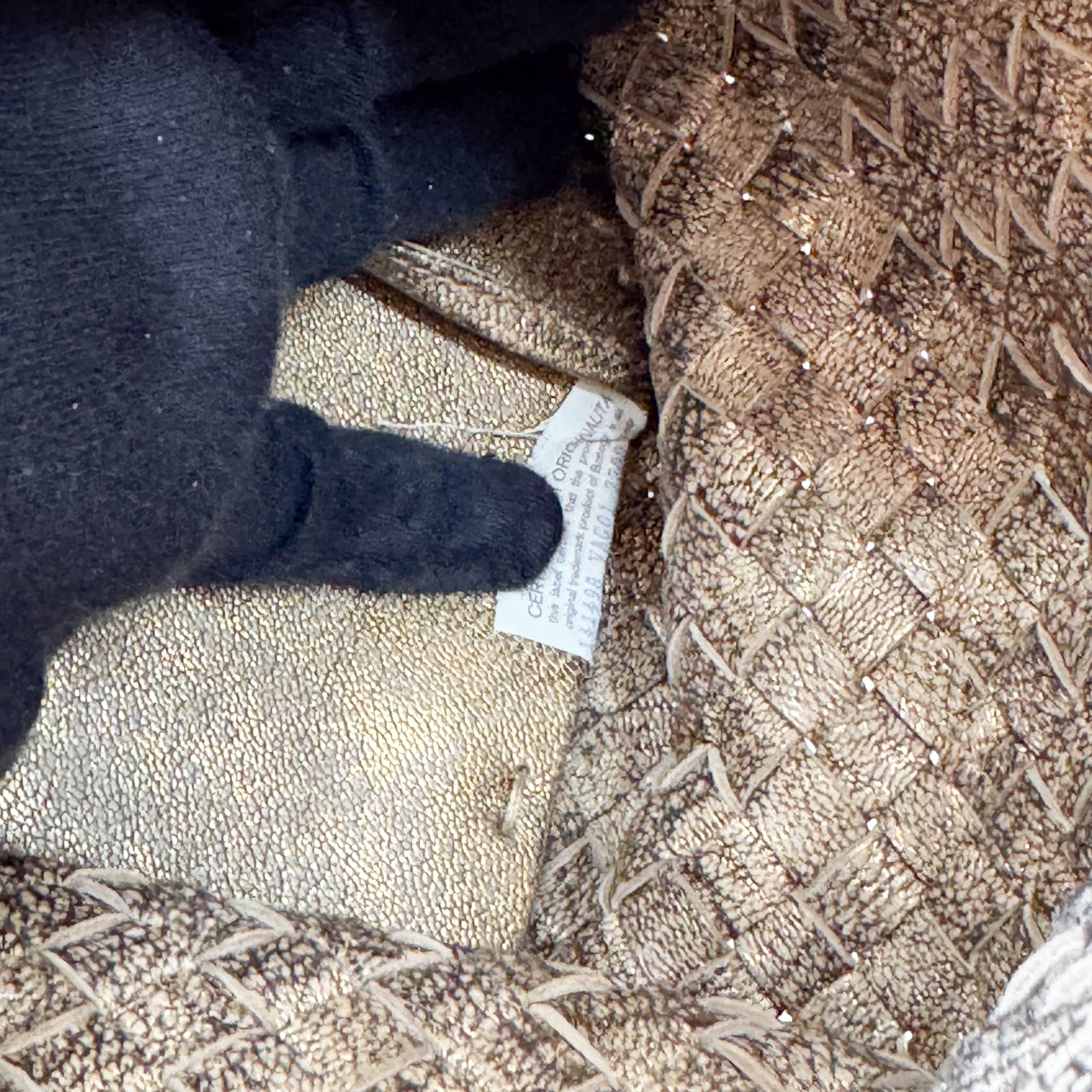 Cabat PM Gold Leather Shoulder Bag