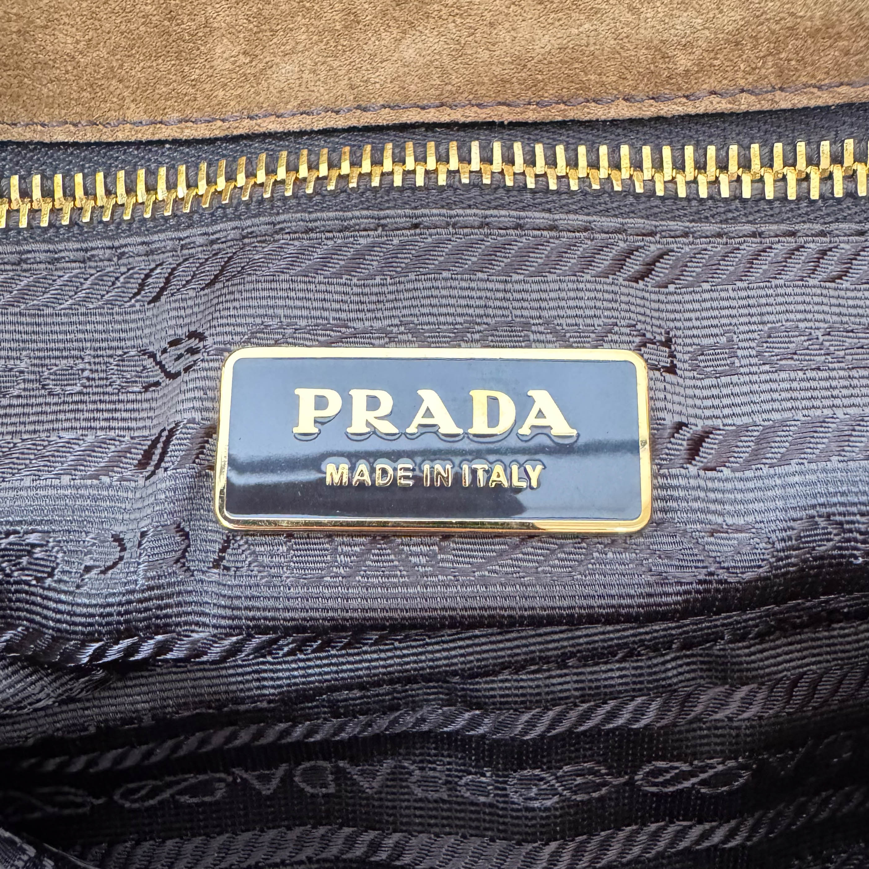 Brown Suede Shoulder Bag