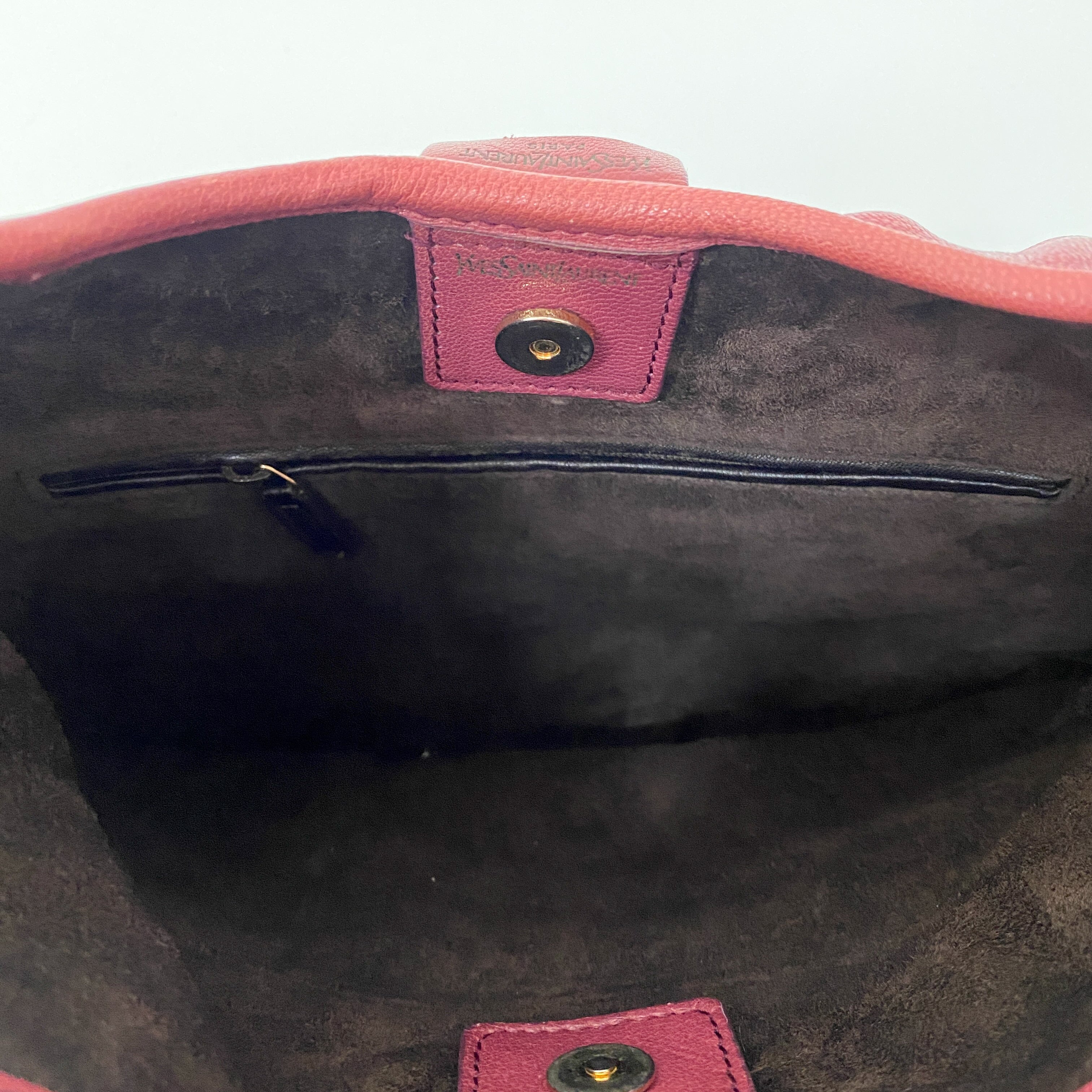 Rive Gauche Leather Fringe Bag