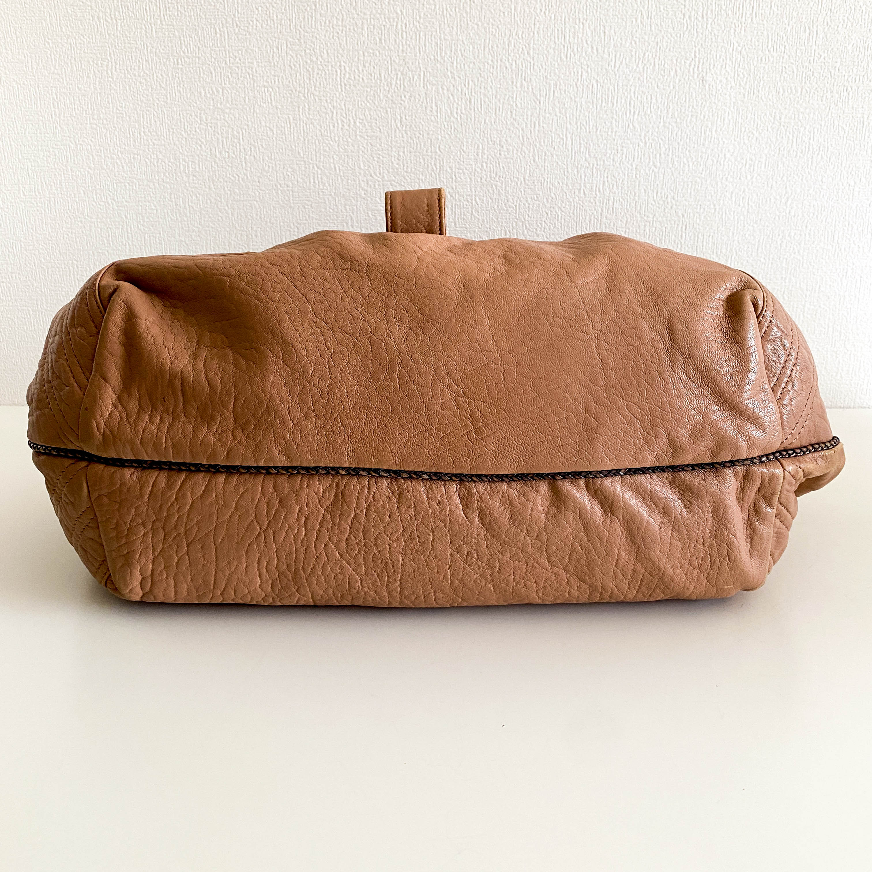 Spy Dust Pink Leather Shoulder Bag