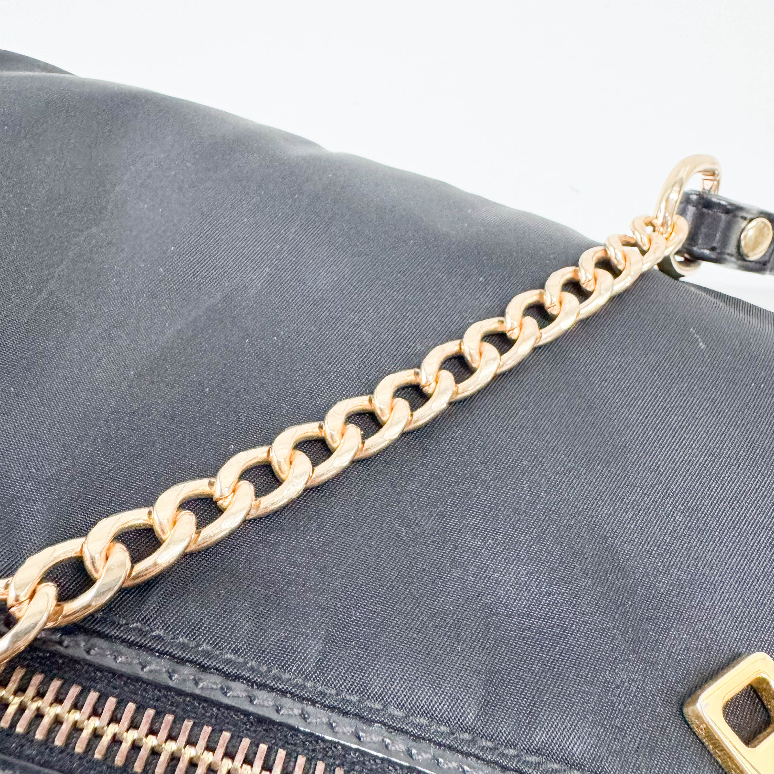 Black Nylon Crossbody Bag